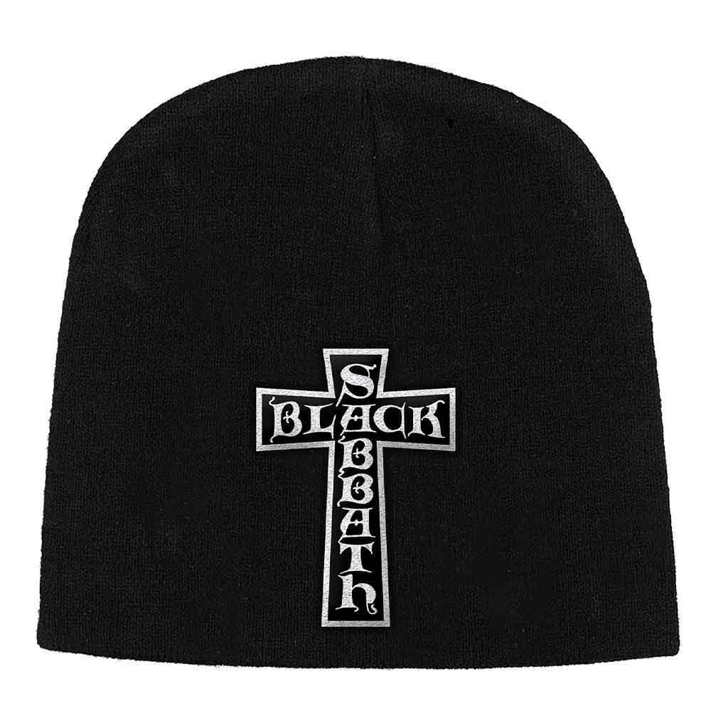 Paradiso Clothing Black Sabbath Cross Band Logo Beanie Hat