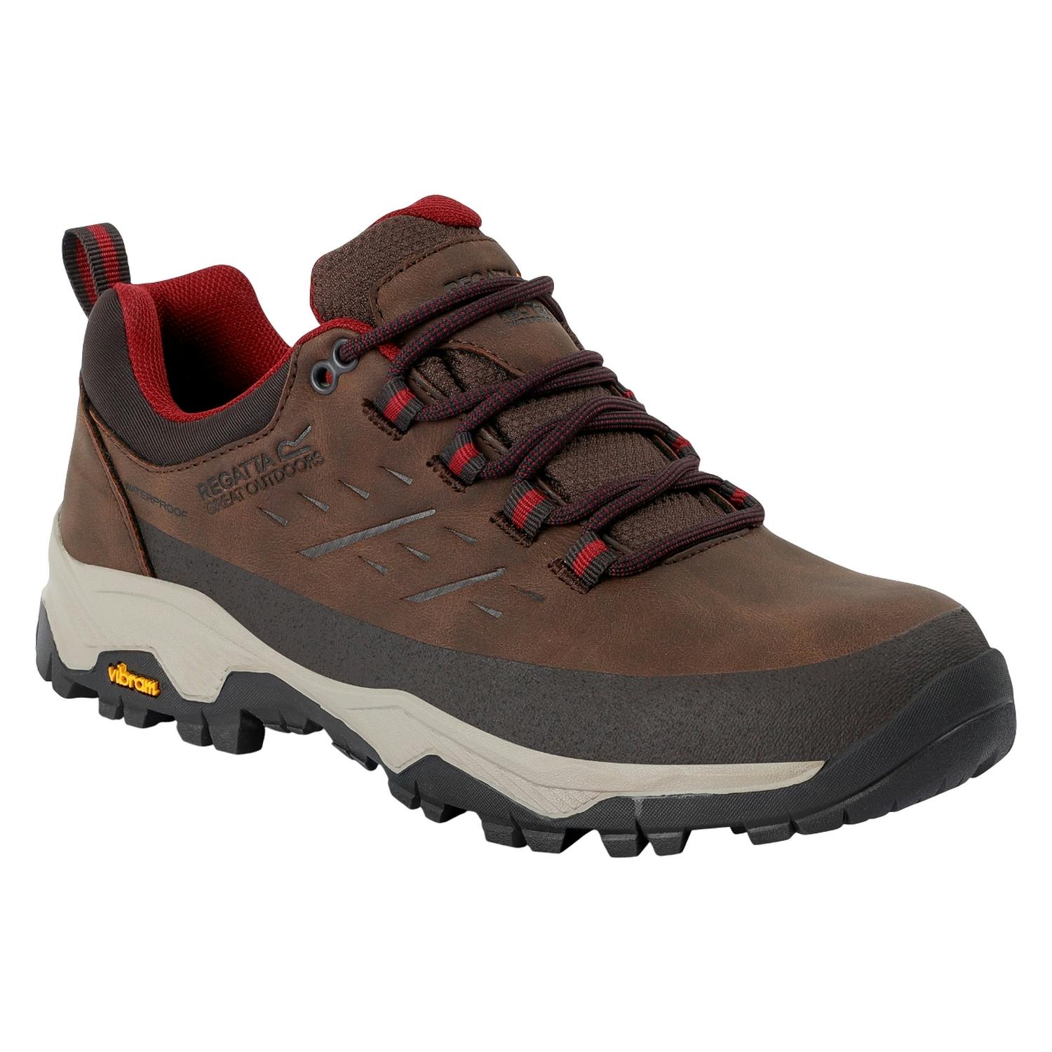 Regatta Women's Dark Blake Low Walking Shoes - Chestnut/ Pimento - 5 Uk - Chestnut/ Pimento - 100% Mixed