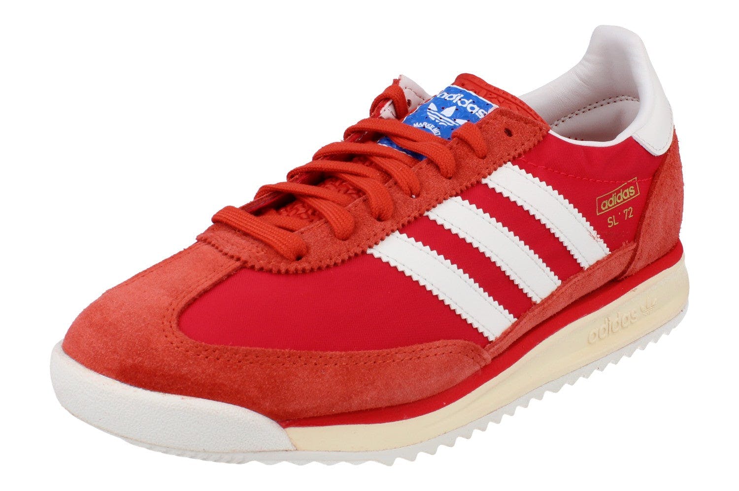 Adidas Men's Red/White Originals Sl 72 Rs Trainers Sneakers Jh8642 - Uk 7 | Us 7.5 | Eu 40 2/3