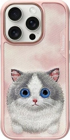 Nimmy Friends Pink Big Eyed Pet 2.0 Cat Case For Iphone 16 Pro 6.3" - N-Xdy-Ip16-Pro-07