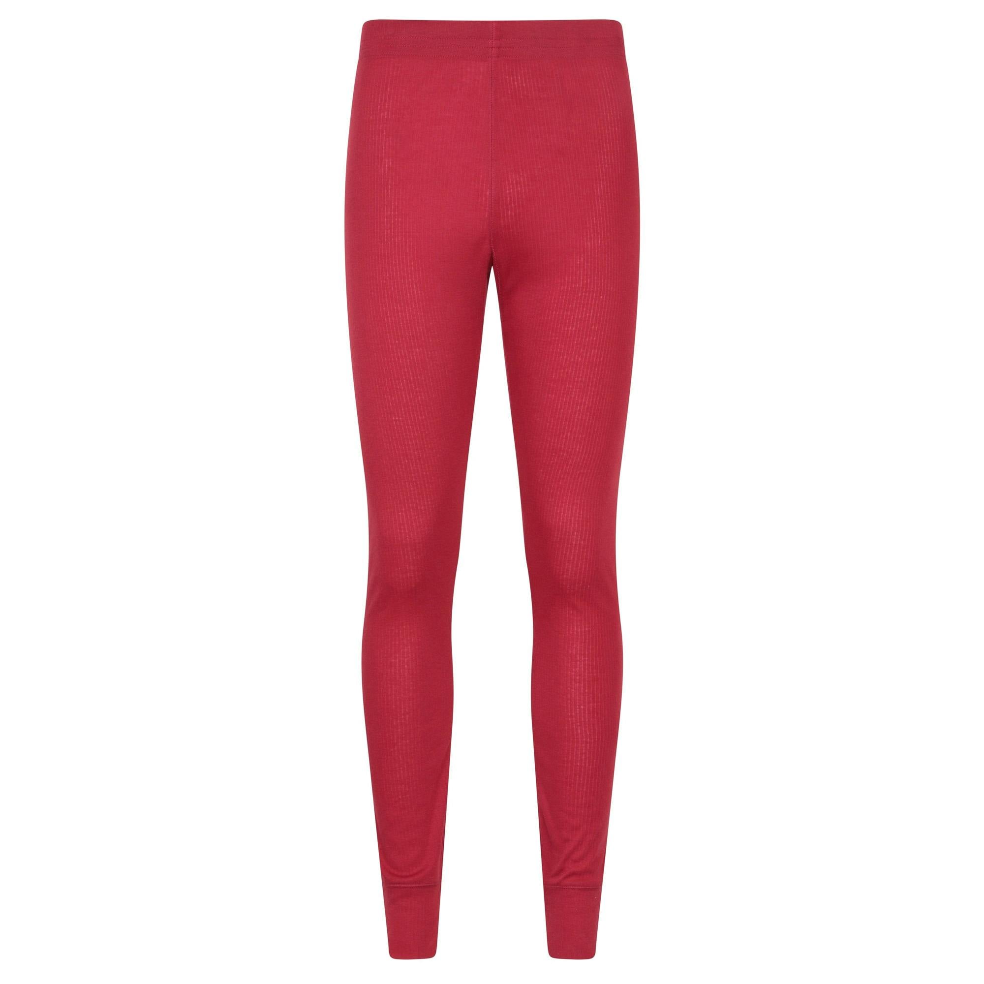 Mountain Warehouse Men's Red Talus Base Layer Bottoms - Xxs - 100% Polyester