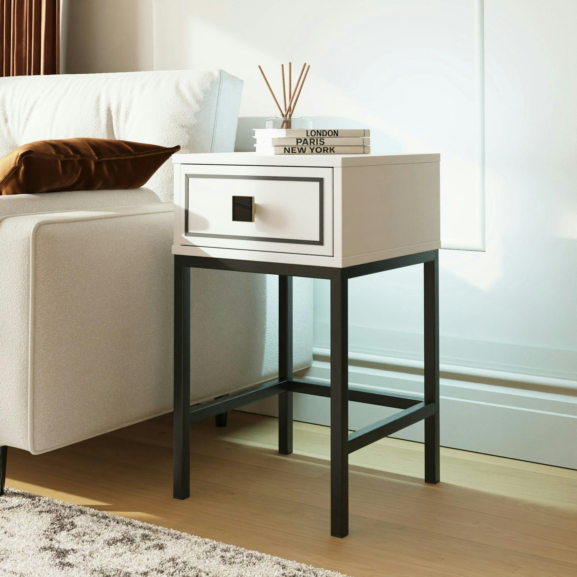 Rackhams White Mia Side Table