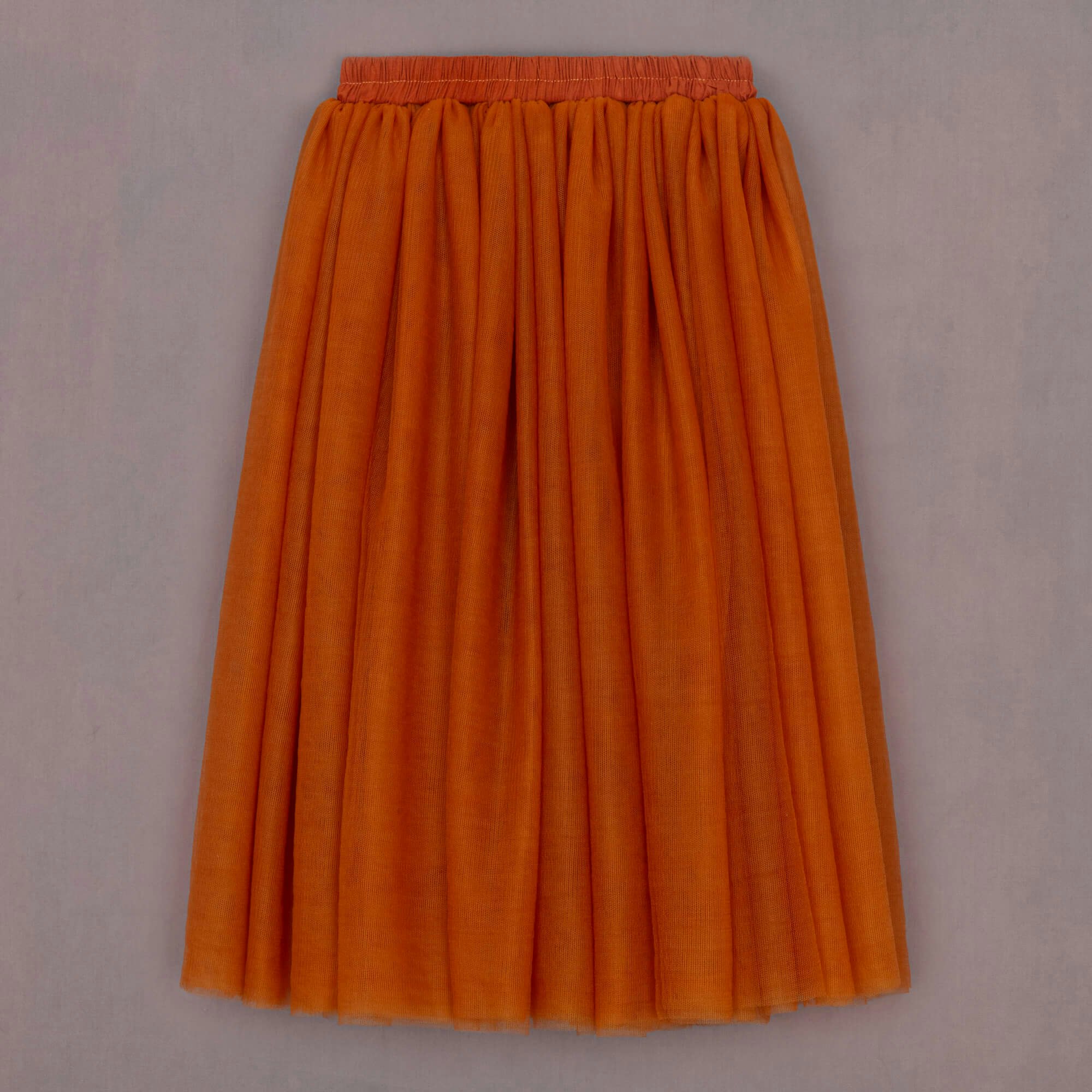 Uk Flower Girl Boutique Girls Orange Uk Flower Boutique Felicity Couture Skirt - Burnt