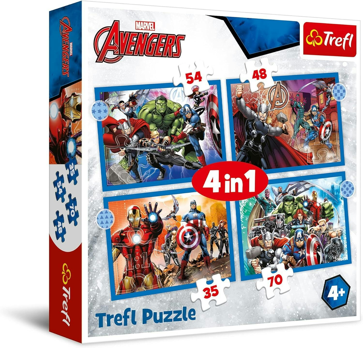 Trefl Marvel The Avengers Puzzle - 4In1