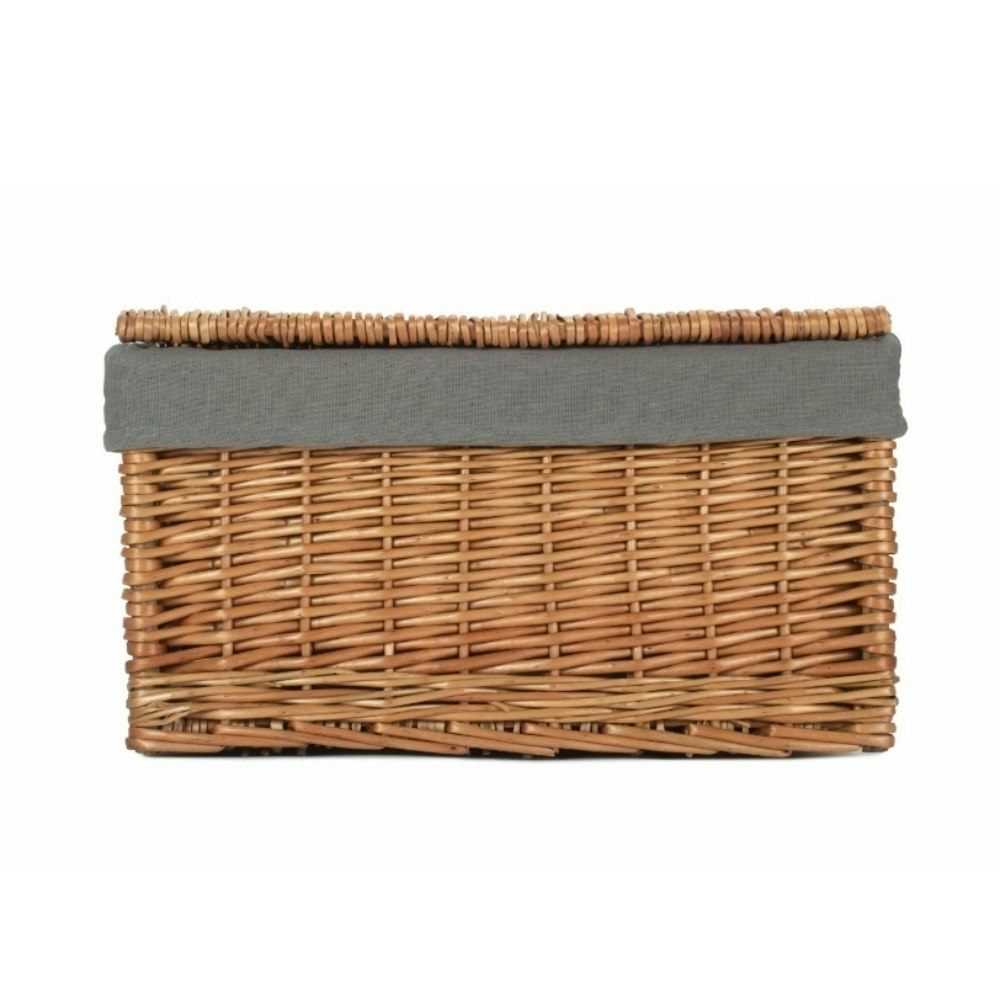 Rackhams Light Steamed Cotton Lined Storage Basket - Small