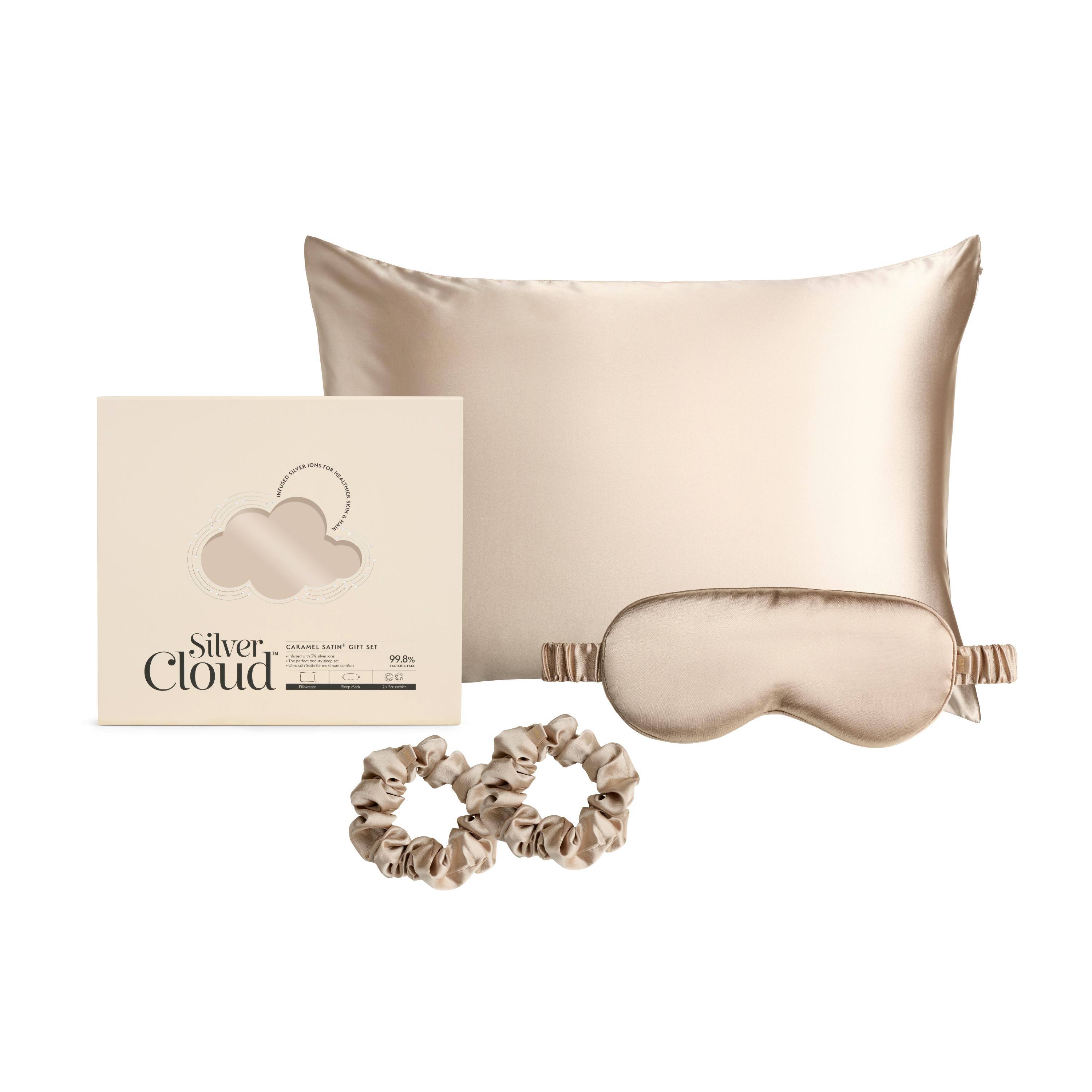 Silver Cloud Satin Giftset Infused With Silver Ions Caramel - Image 3