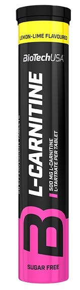 Biotechusa L-Carnitine Effervescent 500Mg Blueberry/Raspberry Tablets 20 Tablets - Image 3
