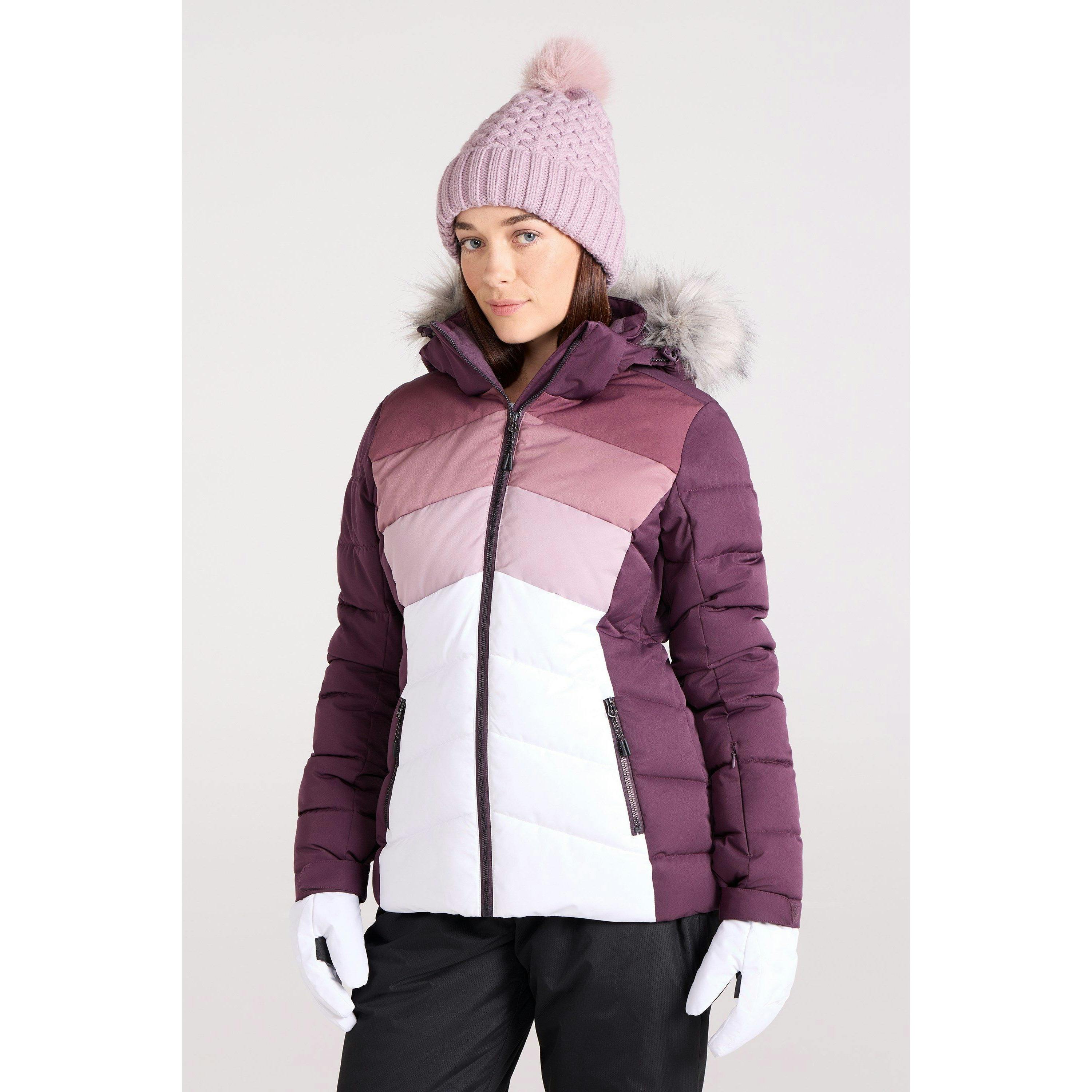 Mountain Warehouse Women's Purple Cascade Padded Ski Jacket - Dusky - 10 Uk - Dusky - 100% Polyester