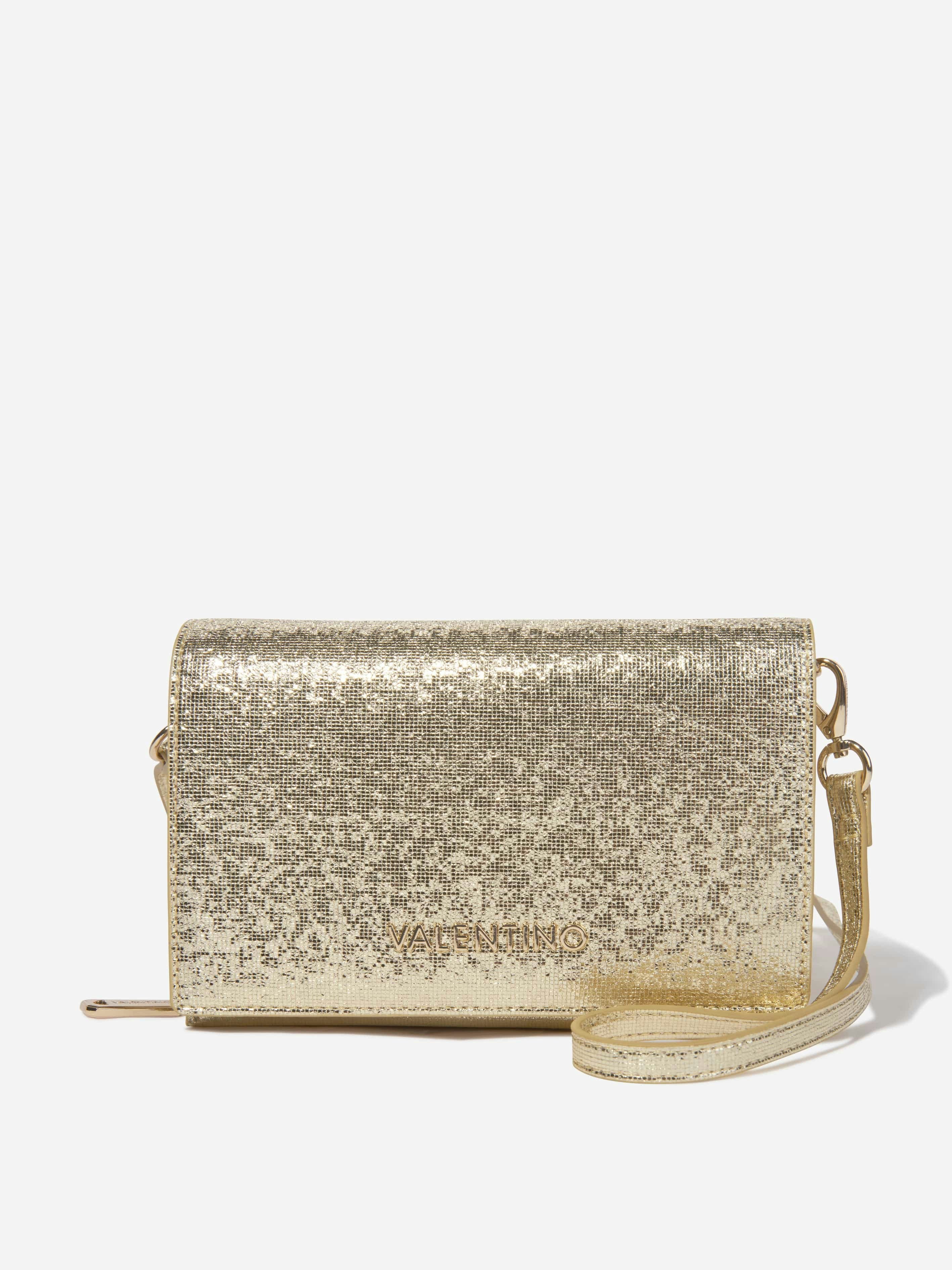 Valentino Girls Gold Ember Flap Bag In (20Cm) - One Size