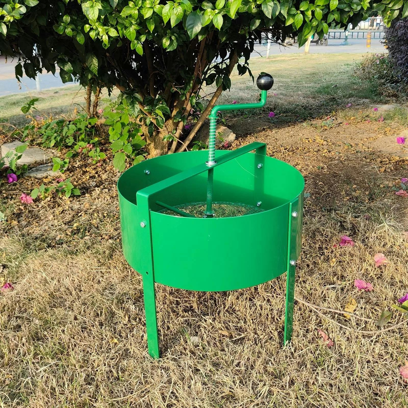 Rackhams Green Rotary Soil Sifter Compost Sieve Large 18 Litre Earth Riddle Screener