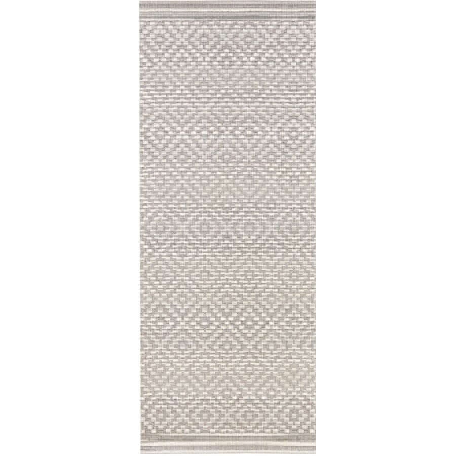 Rackhams Cream Indoor - Outdoor Raute Rug - 80X200 Cm