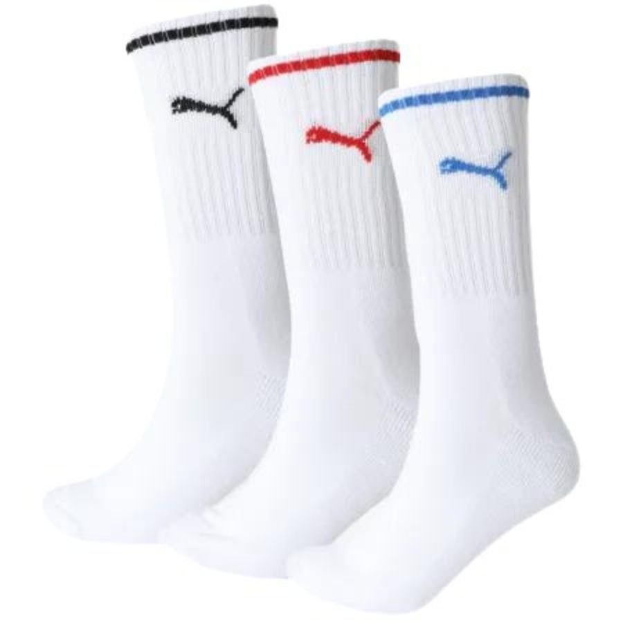 PUMA Unisex Crew Socks Stripe (3 Pair Pack) - Image 2