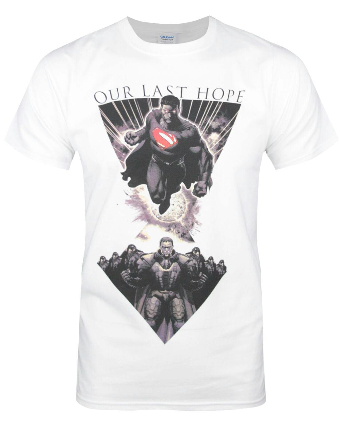 Vanilla Underground Men's White Dc Comics Superman Short Sleeved T-Shirt - XX-Large