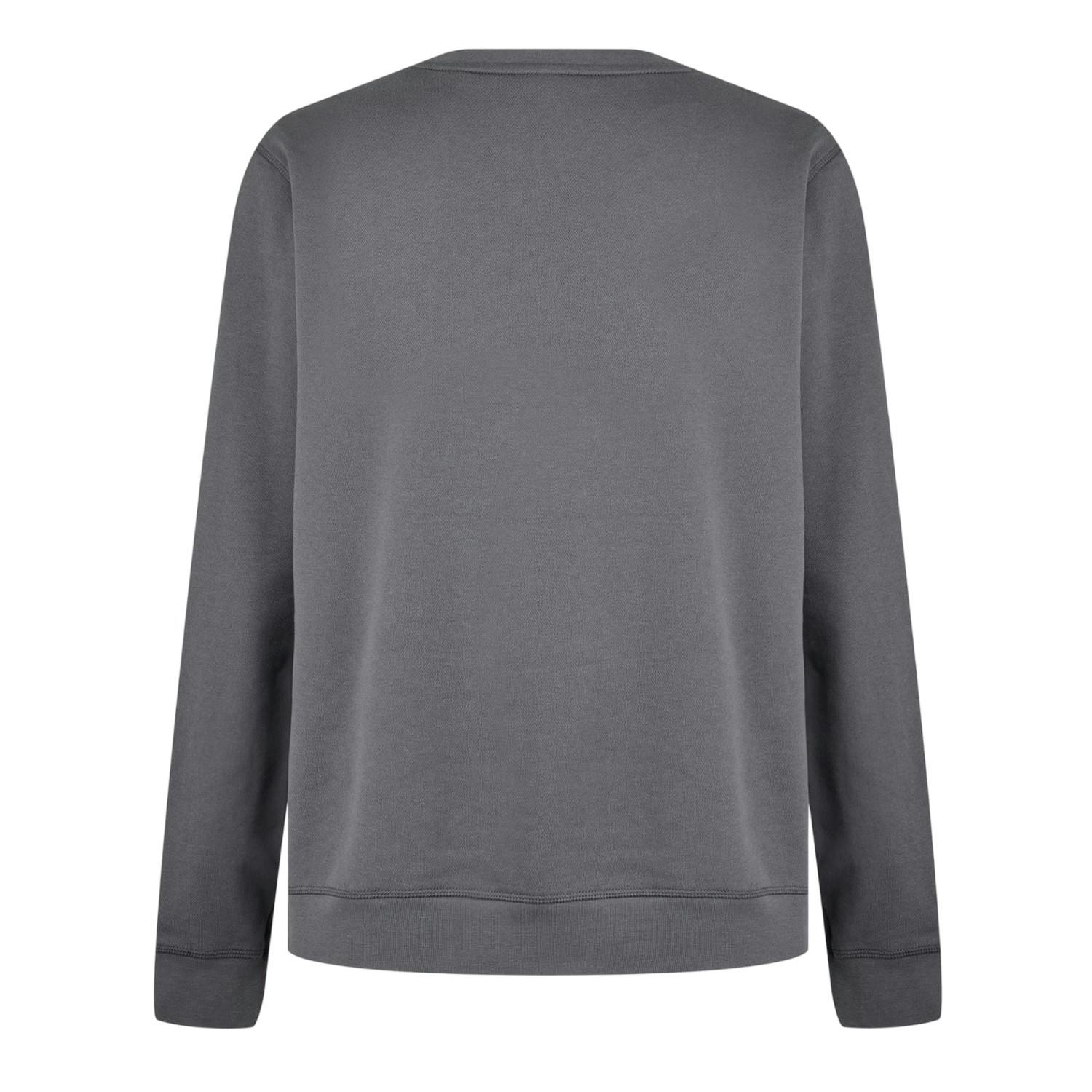 Boss Men's Westart Premium Cotton Crew Neck Sweatshirt - Charcoal - Xxl - Charcoal - 100% Mixed