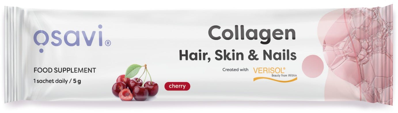 Osavi Collagen Peptides (Hair Skin & Nails), Cherry - 5G (1 Serving)