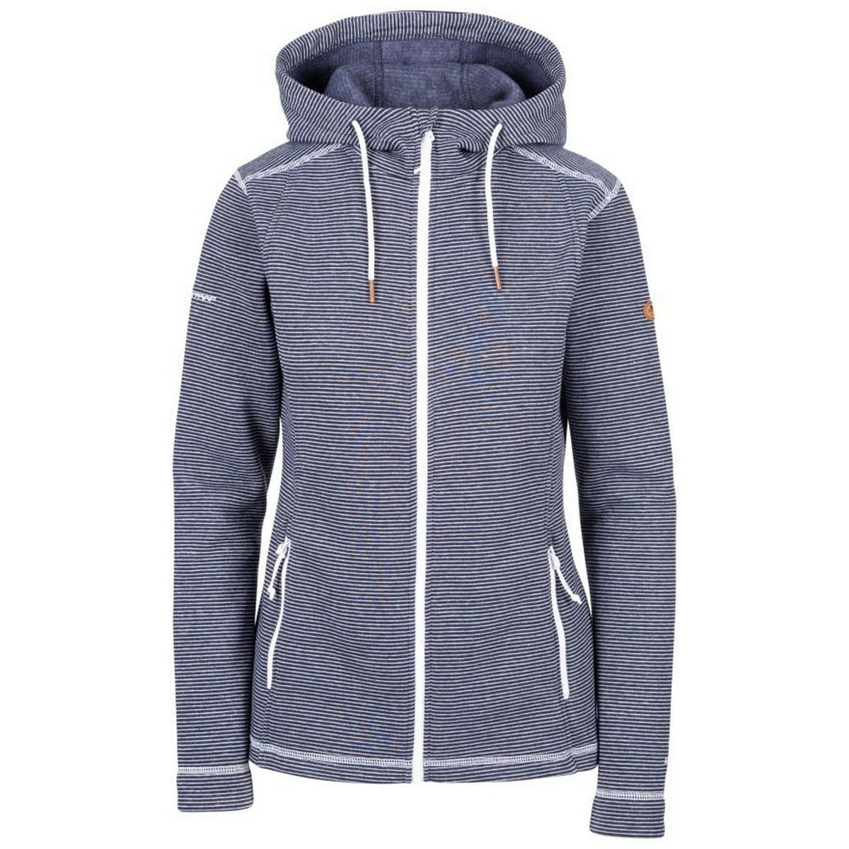 Trespass Women's Rootless Stripe Marl At200 Fleece Jacket - Navy - Navy - Medium
