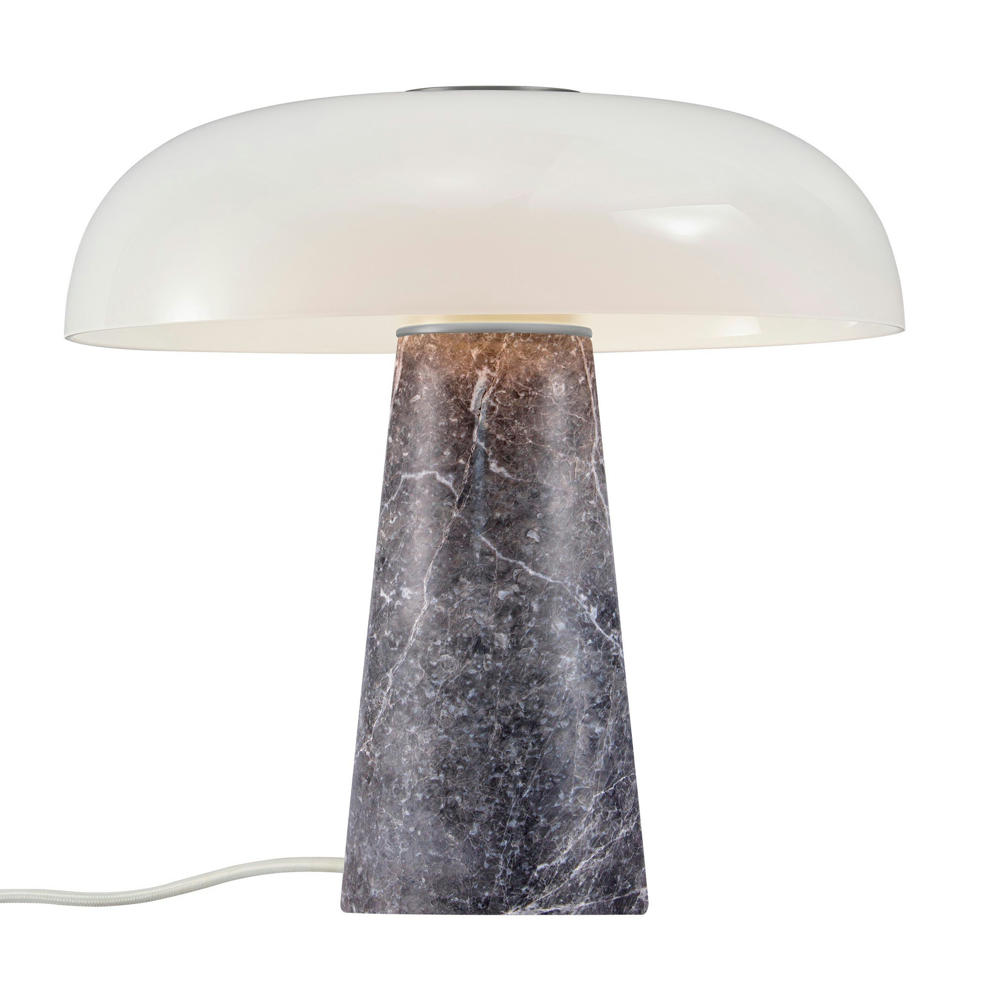 Rackhams Grey Glossy | Table Lamp | - 1