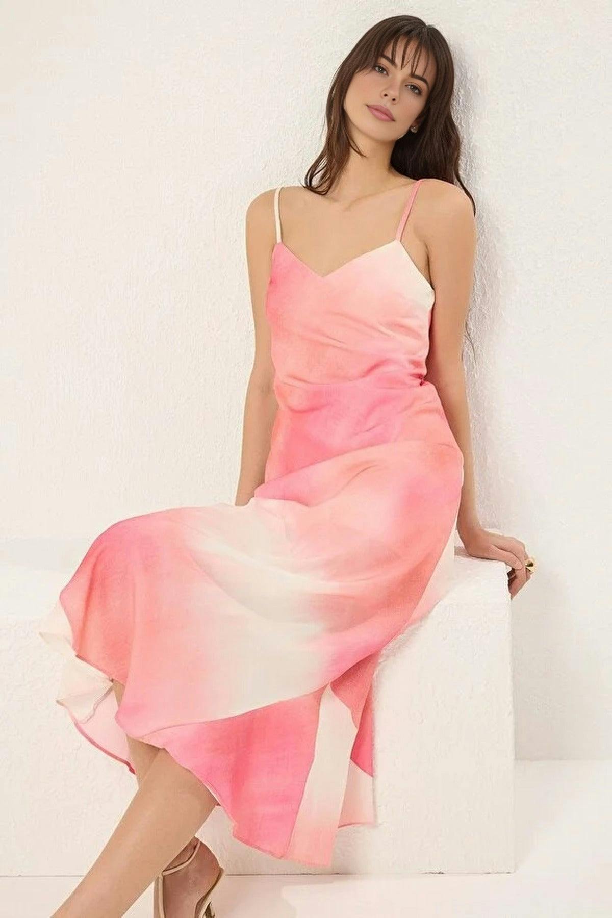 Wovcor A-Line Maxi Woven Dress - Multi - 10