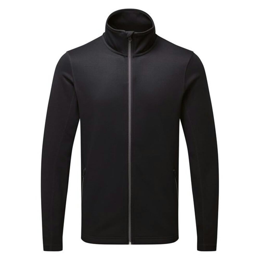Premier Men's Black Sustainable Zipped Jacket - Xxl - 100% Recycled Polyester