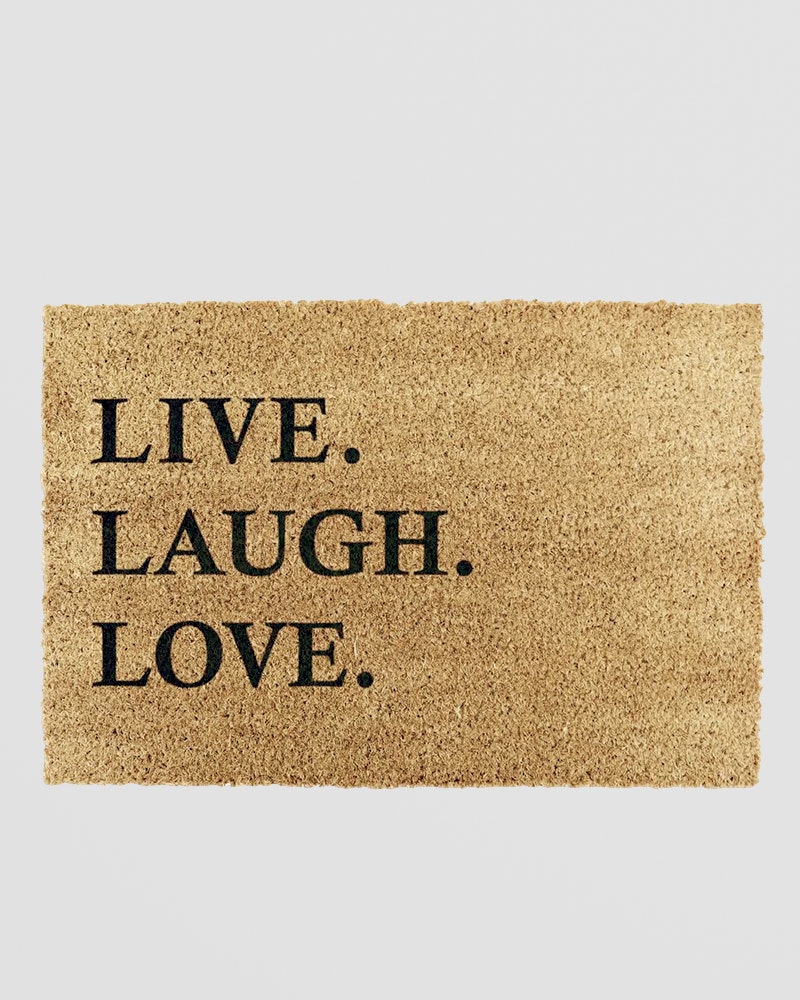 Rackhams Live Laugh Love Doormat