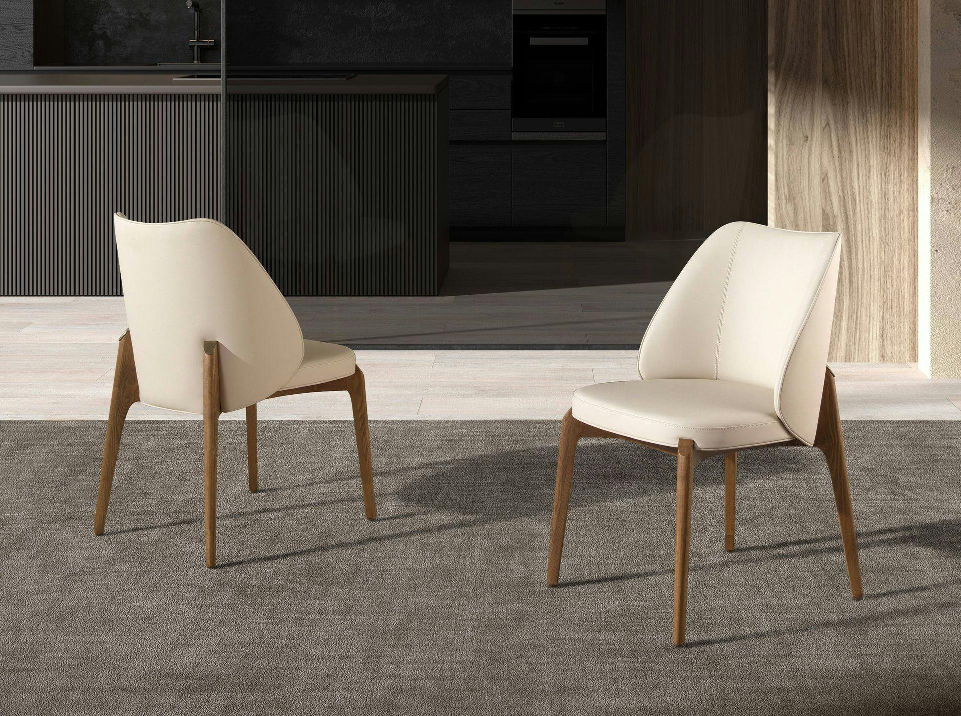 Angel Cerdá Cream Leatherette Chair 4207