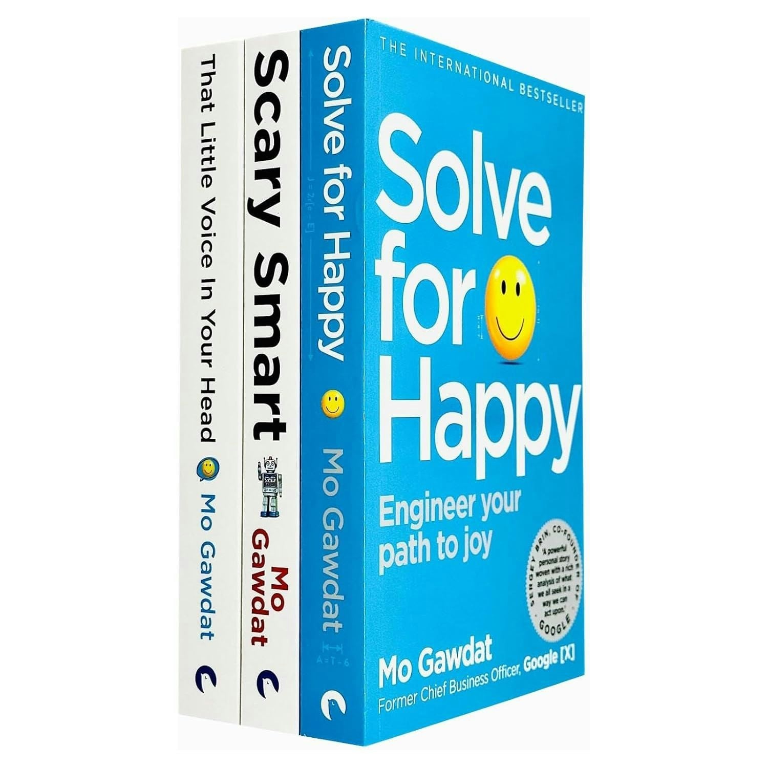 Macmillan Mo Gawdat Collection 3 Books Set (That Little Voice In Your Head, Solve For Happy, Scary Smart)