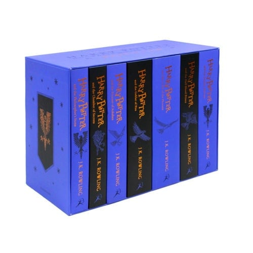 Bloomsbury Publishing Grey Harry Potter Ravenclaw House Editions Paperback Box Set: J.k. Rowling - 7 Books Set