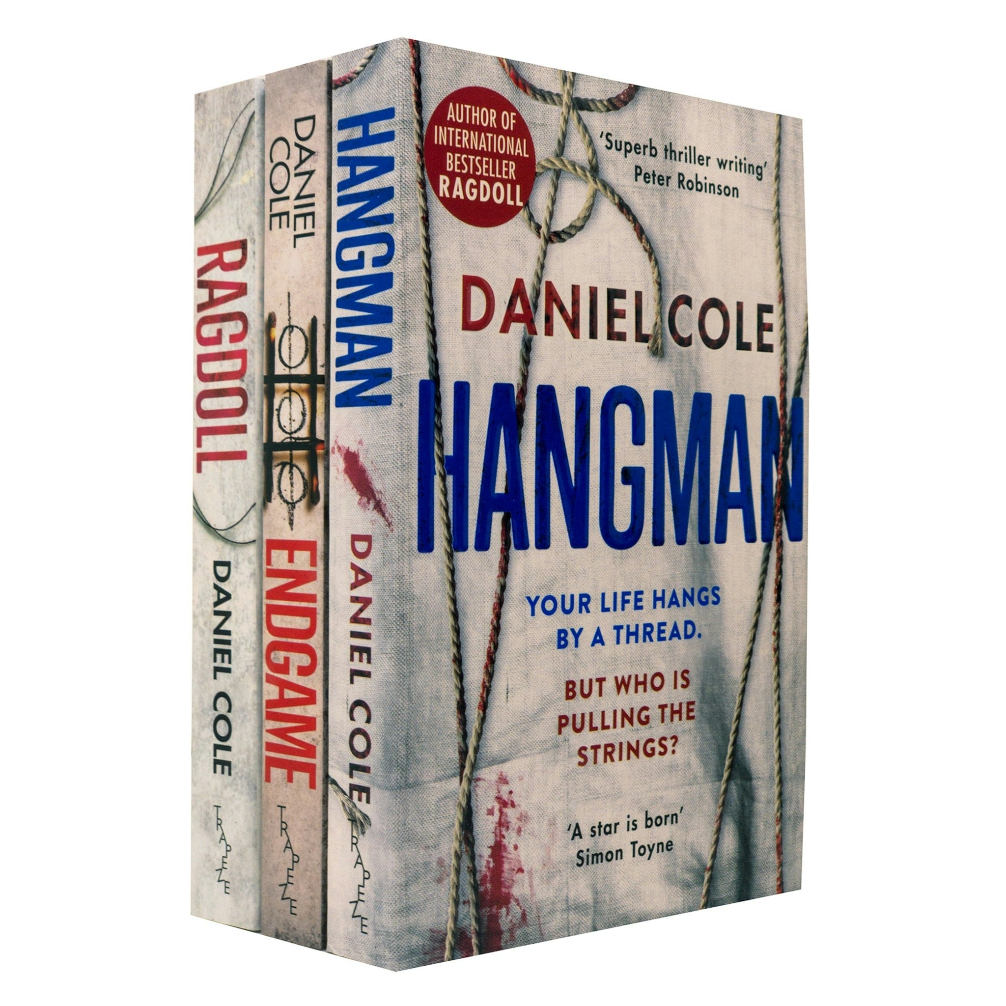 Trapeze Daniel Cole 3 Book Set Ragdoll, Hangman, Endgame