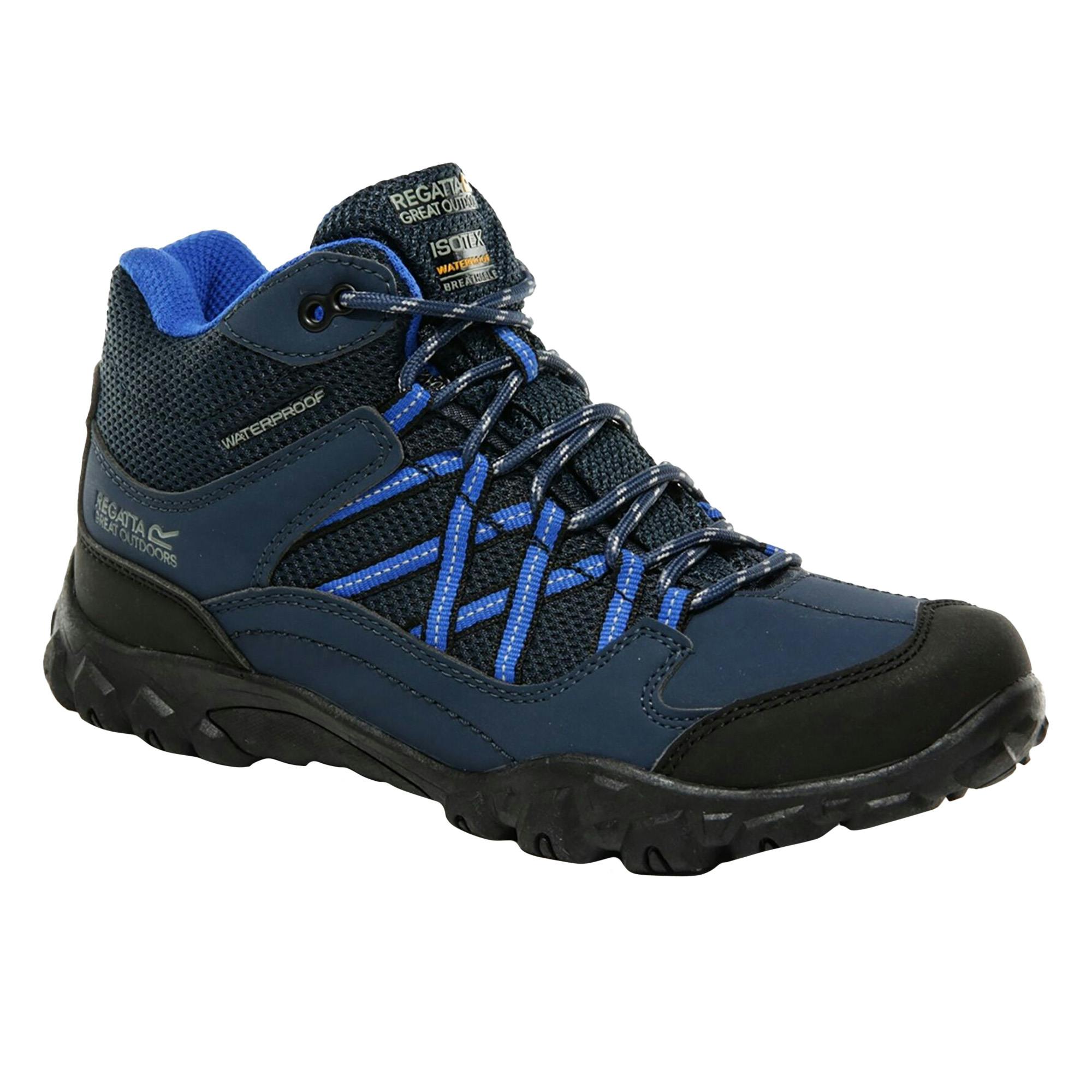 Regatta Boys Blue Edgepoint Boots - Deep Space /Imperial - Deep Space /Imperial - 13 Uk Child - 55% Polyurathane/45% Polyester
