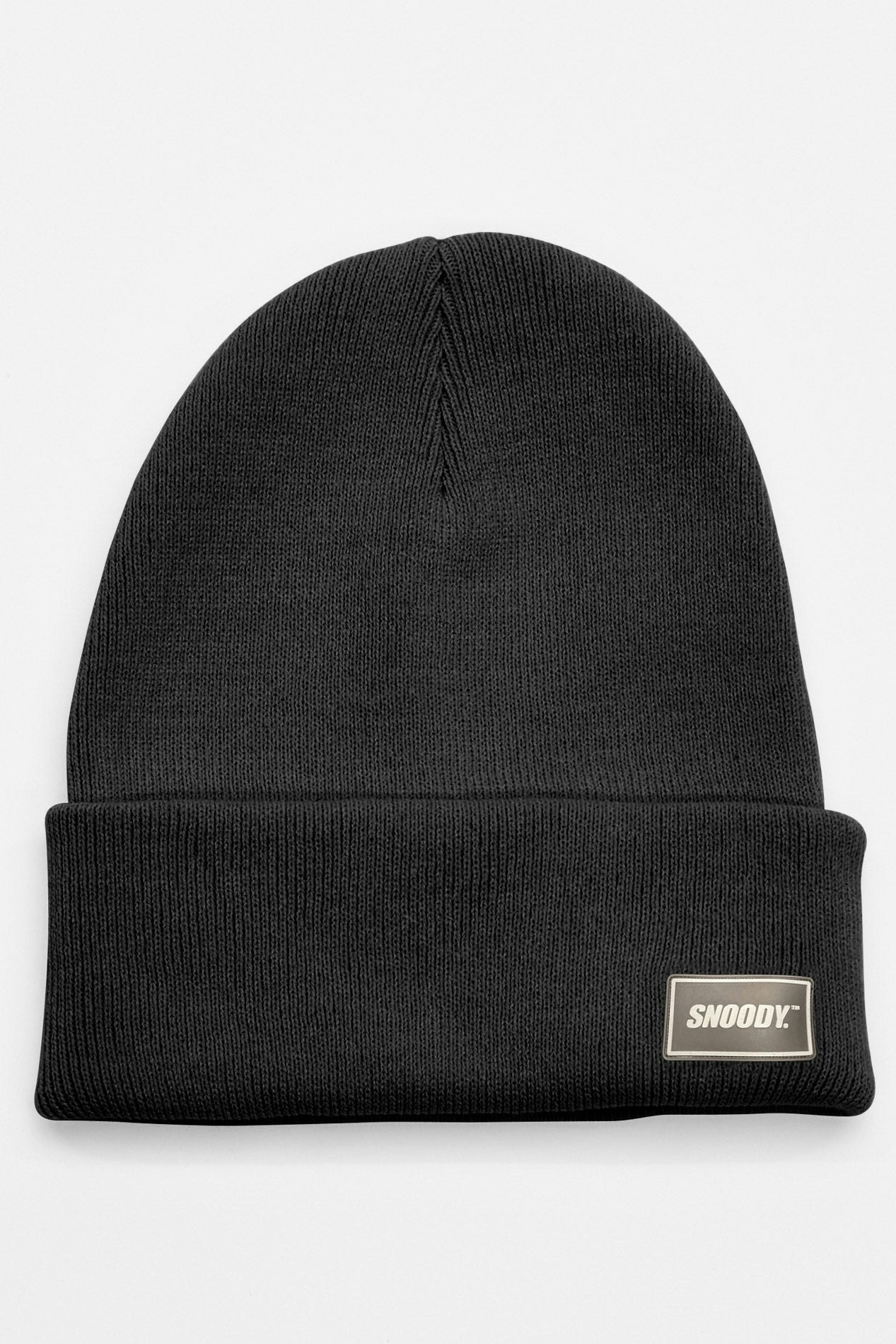 Snoody Unisex Black Adult Snoody™ Beanie Hat - One Size