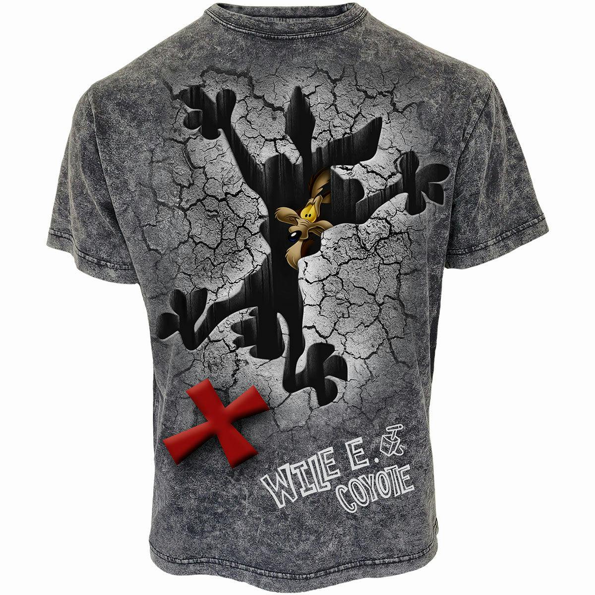 Spiral Direct Coyote - Missed The Spot - Acid Wash T-Shirt - 4XL - Digital - Digital