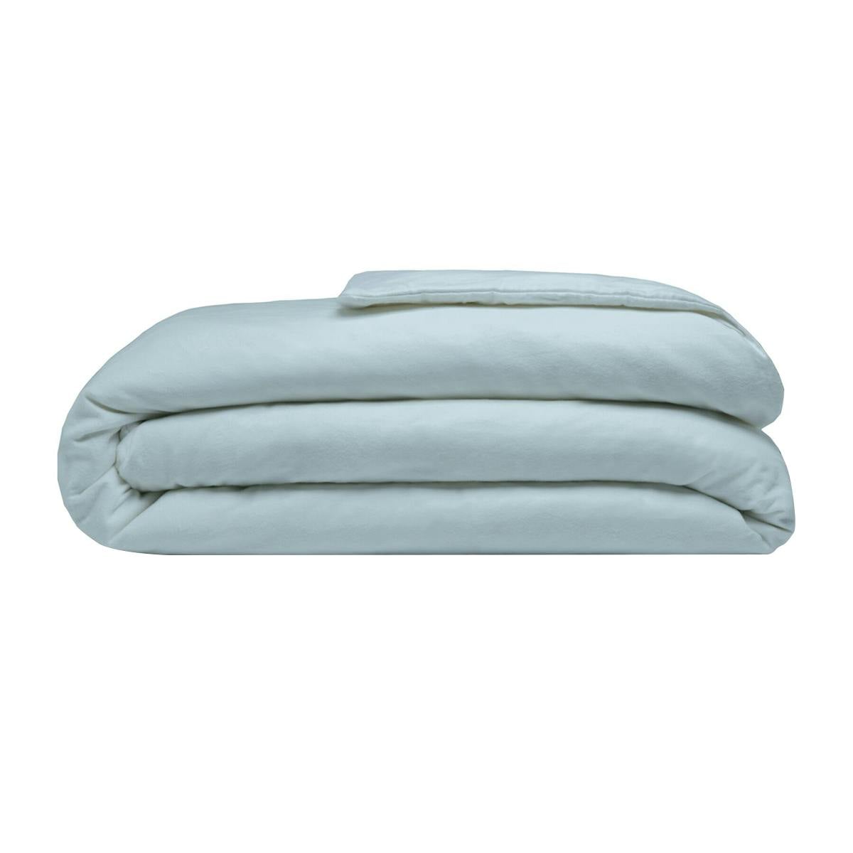 Belledorm Blue Brushed Cotton Duvet Cover - Superking - 100% Cotton