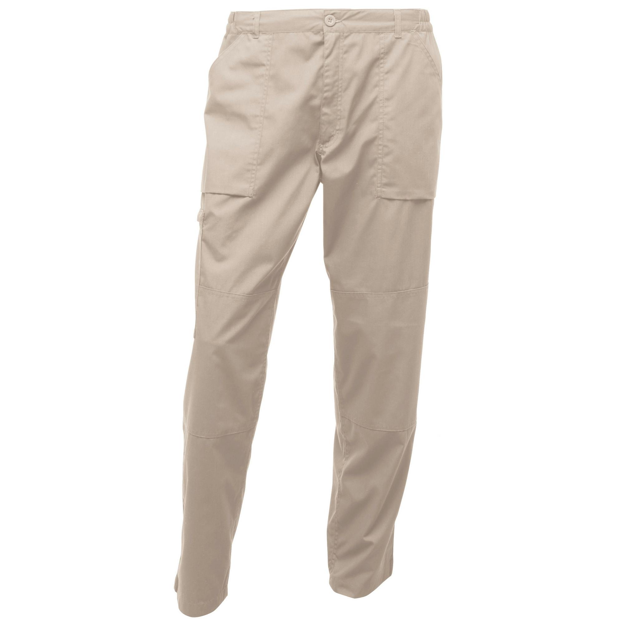 Regatta Men's Green Sports New Action Trousers - Lichen - Lichen - 38 X Short - 65% Polyester/35% Cotton