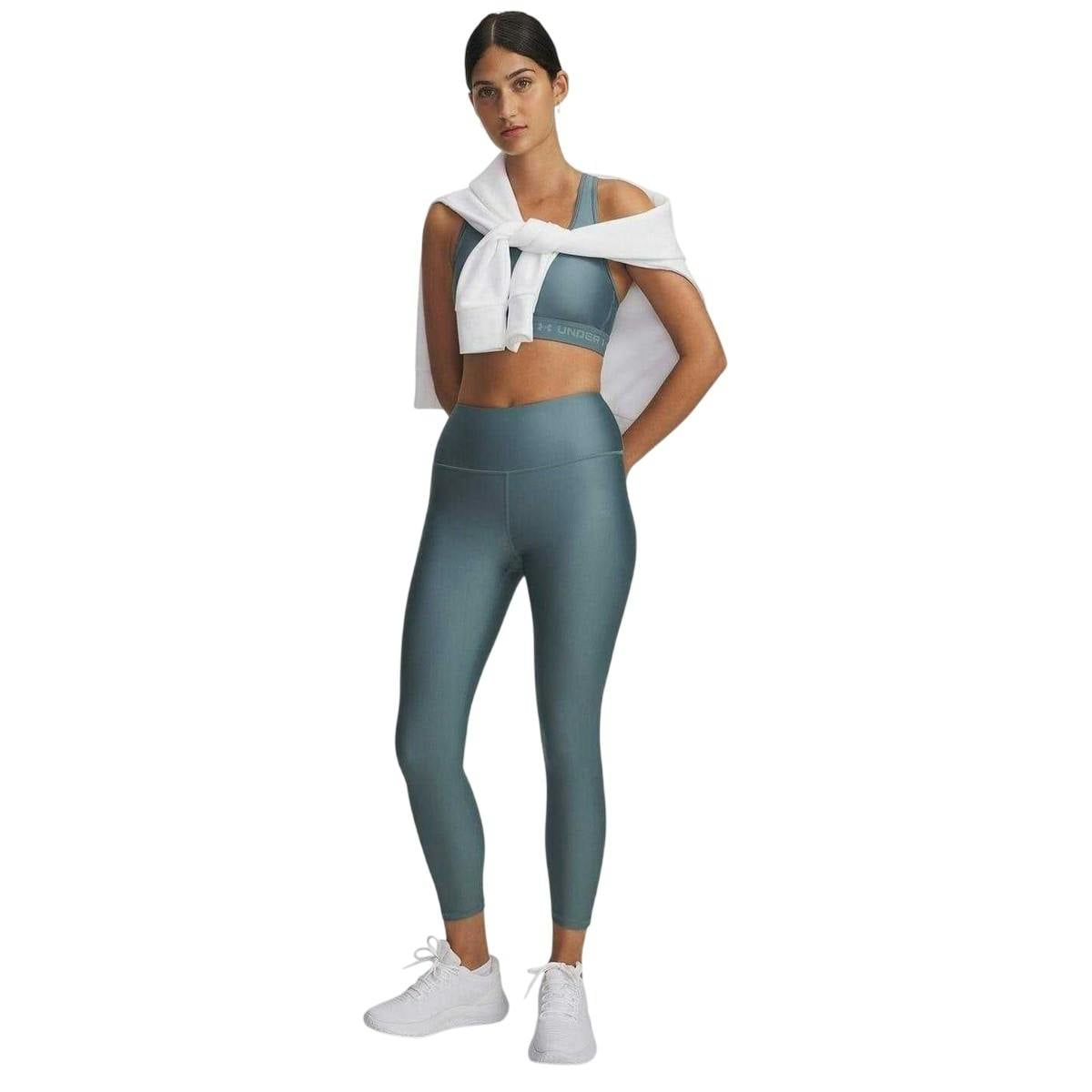 Under Armour Women's / Heatgear Leggings - Jasper - 14 Uk - Jasper - 100% Mixed