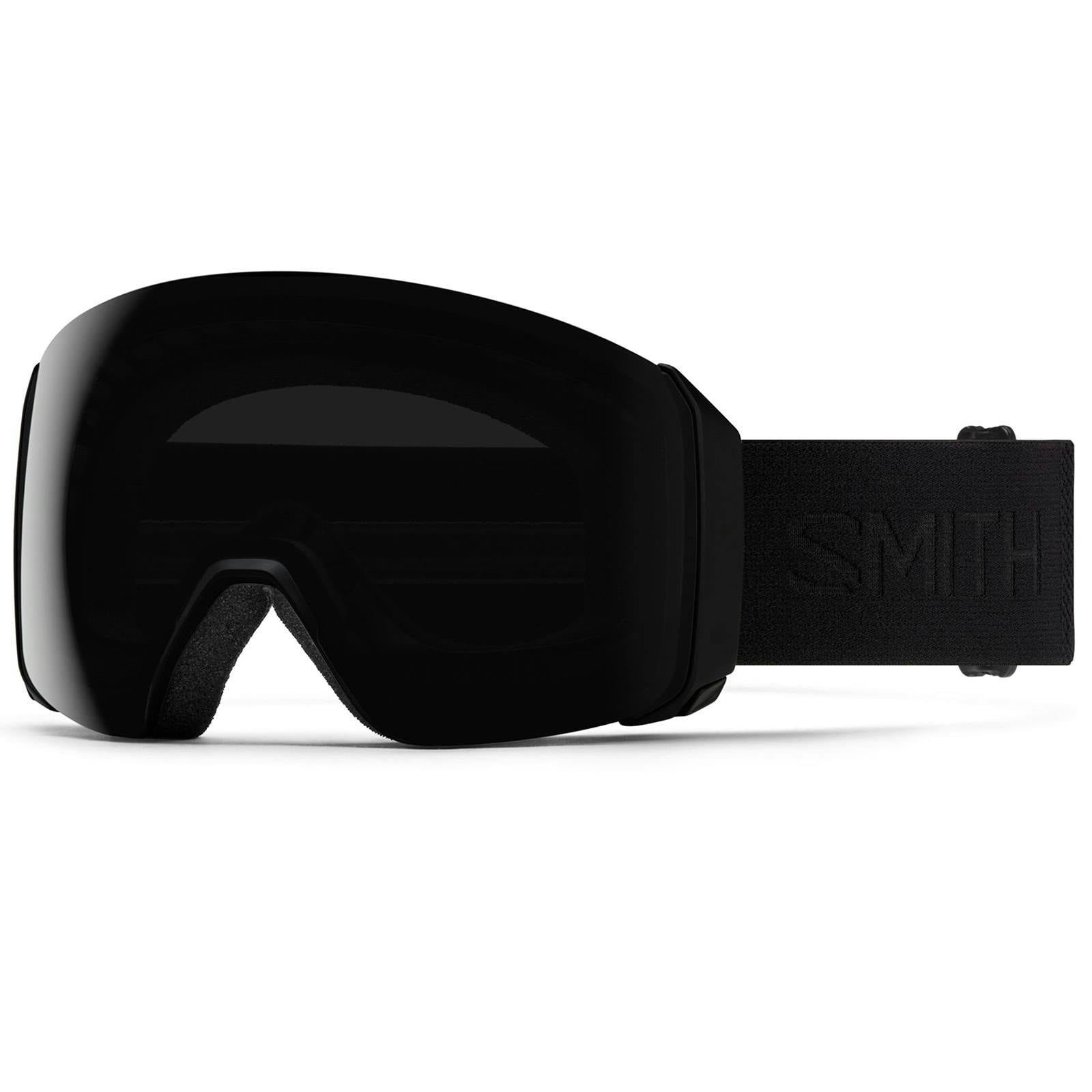 Smith Black/Blue Ski Goggles 4D Mag Xl 0Jz 4Y Out Chromapop Sun & Cp Storm Sensor Mirror