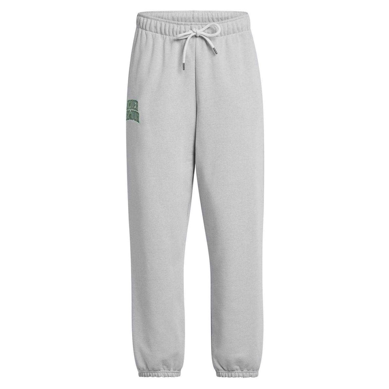 Under Armour Women's Grey Terrycloth Icon Joggers - 8 Uk R - 73% Cotton/27% Polyester