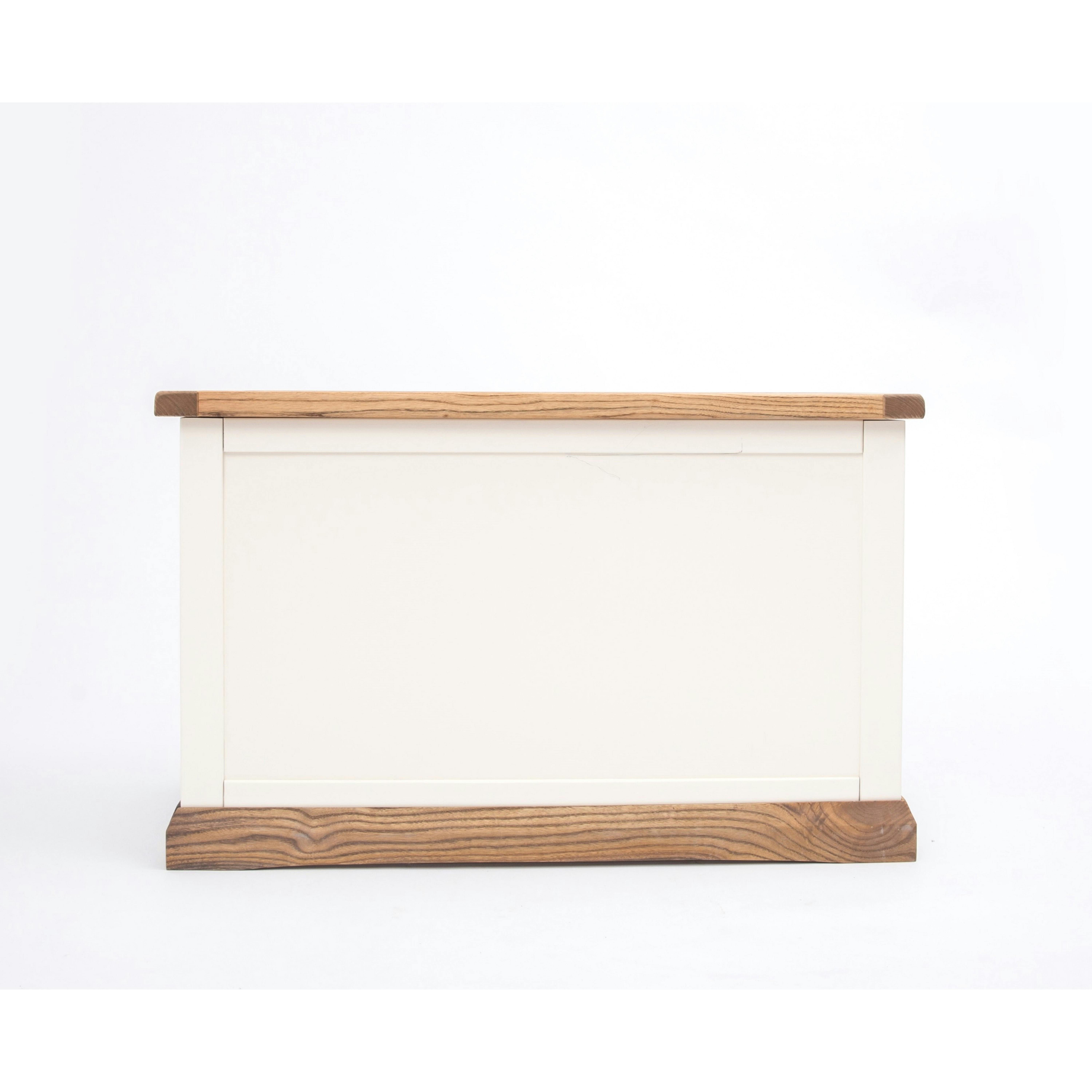 Rackhams White Tropea Off Blanket Box Ottoman - Off