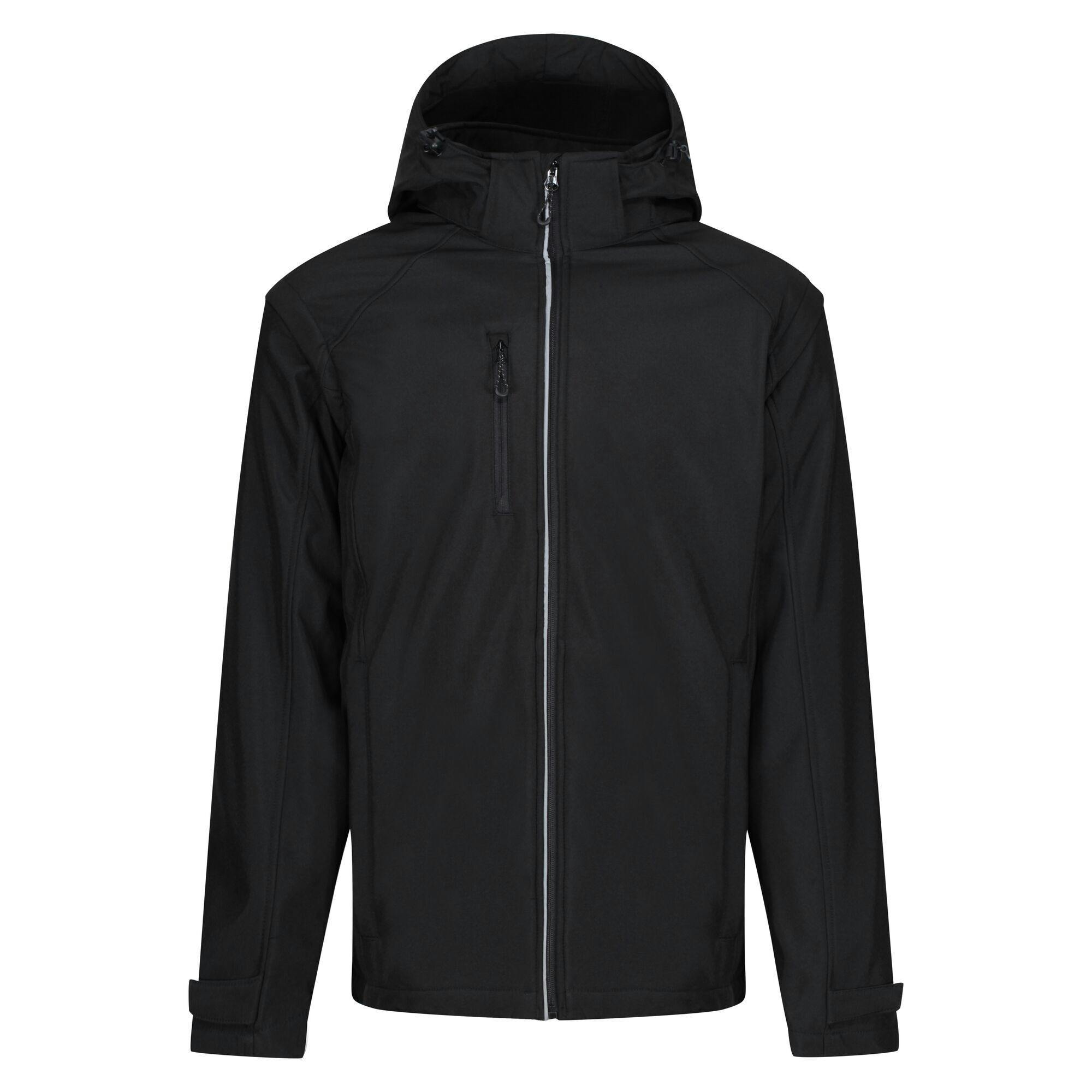 Regatta Men's Black Professional 4 In 1 Soft Shell Jacket - M - 100% Polyester