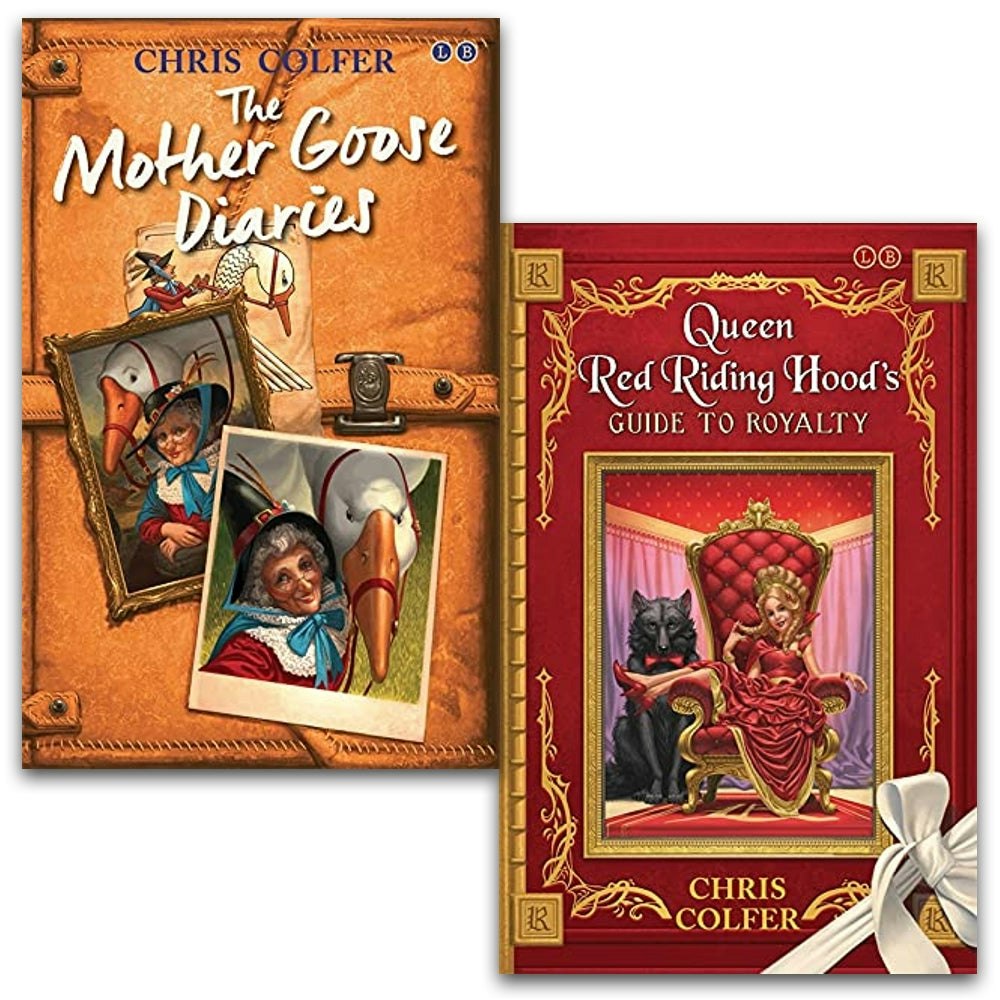 Little Brown Books Red The Land Of Stories 2 Books Set The Mother Goose Diaries, Queen Riding Hood's Guide To Royalty