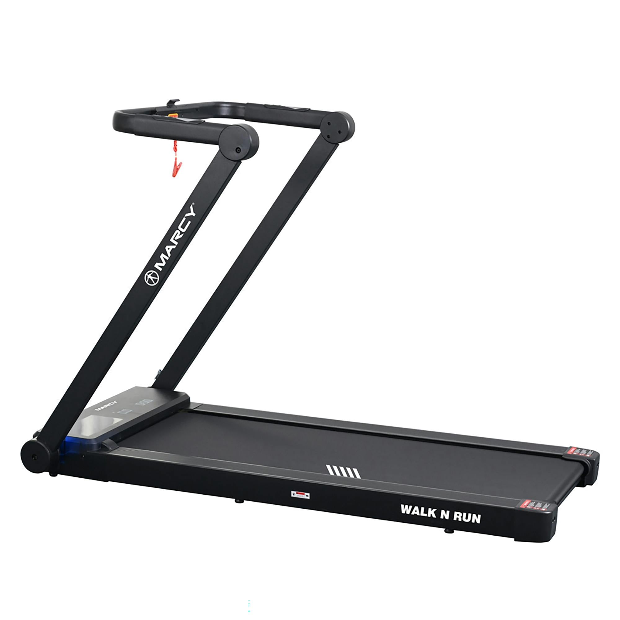 Marcy Black Walk N Run Walking Pad Treadmill