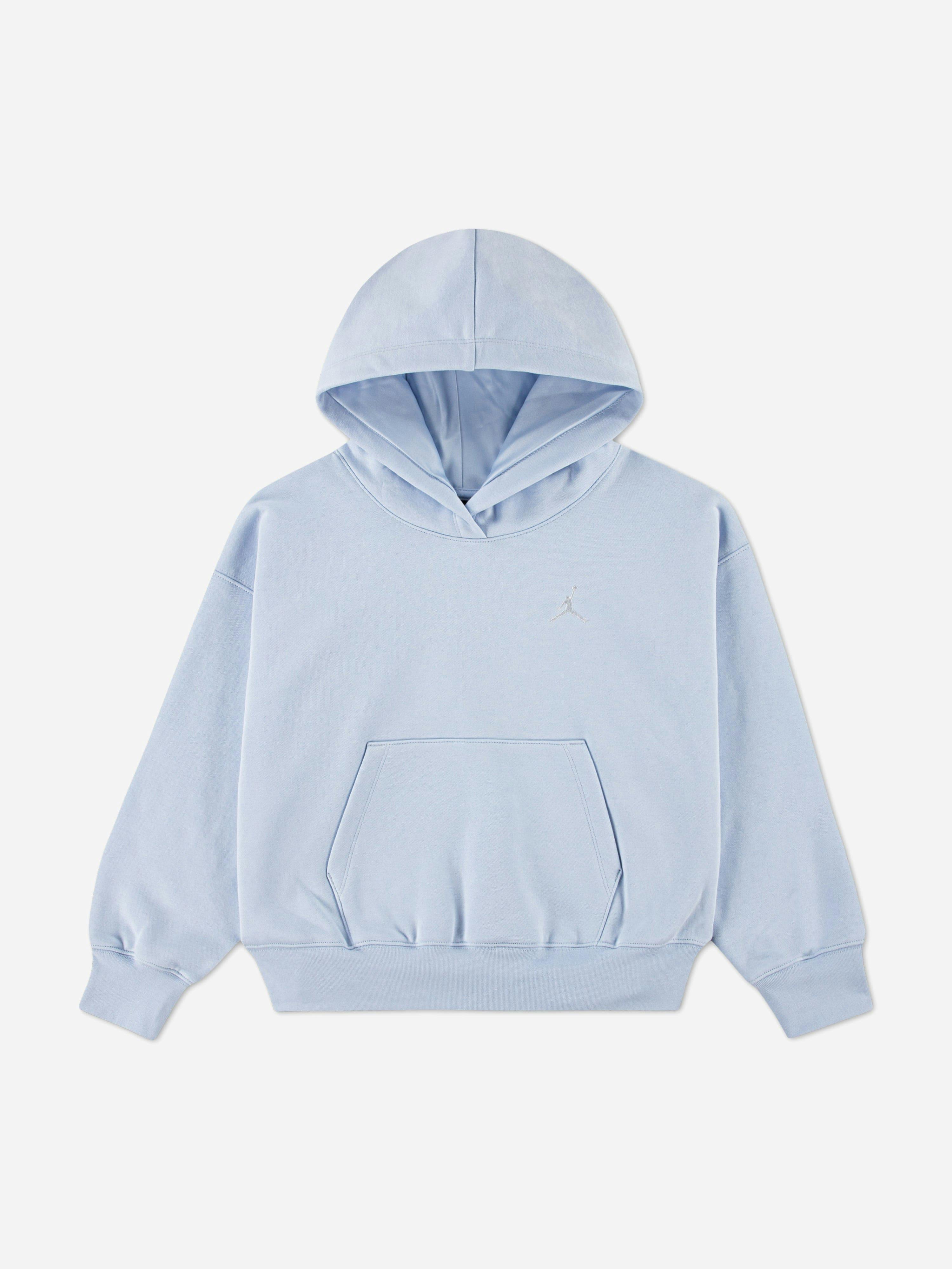 Jordan Girls Blue Wj Brooklyn Fleece Hoodie In - 13 - 15 Yrs