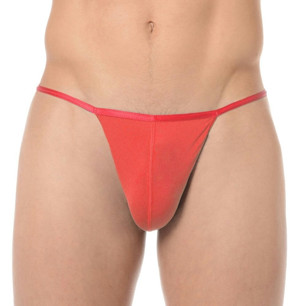 Hom Men's Red Plume G-String - Xxl