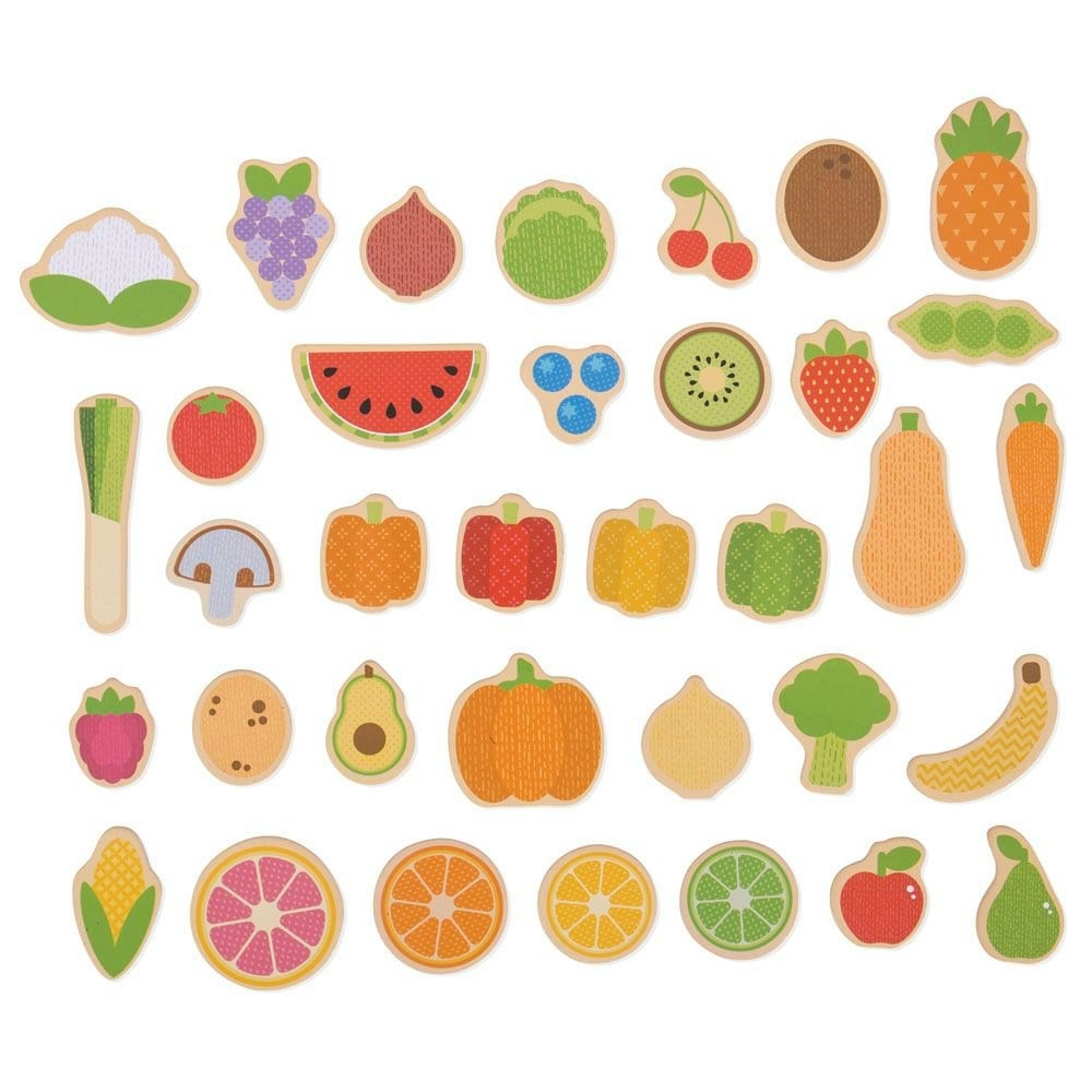 Bigjigs Toys Fruit And Veg Magnets