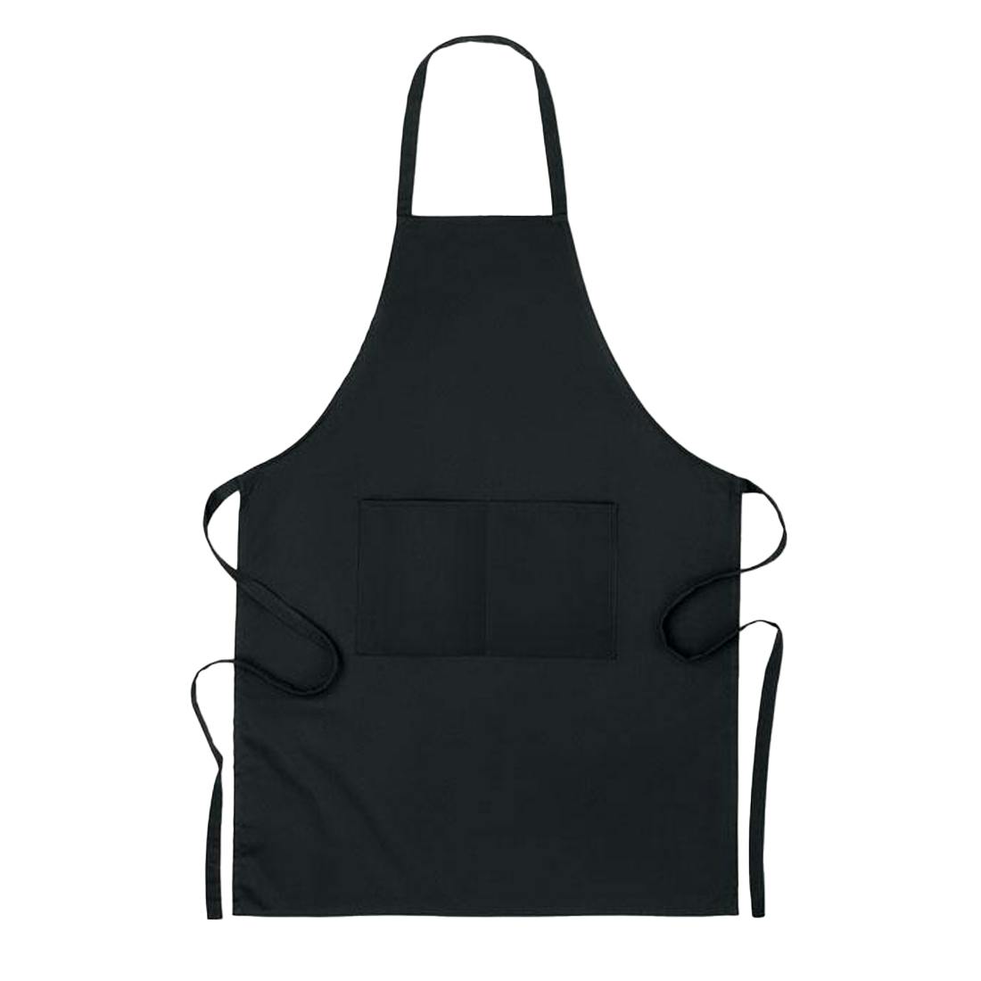 Rackhams Black Raipur Colour Organic Cotton Apron - One Size - 100% Mixed