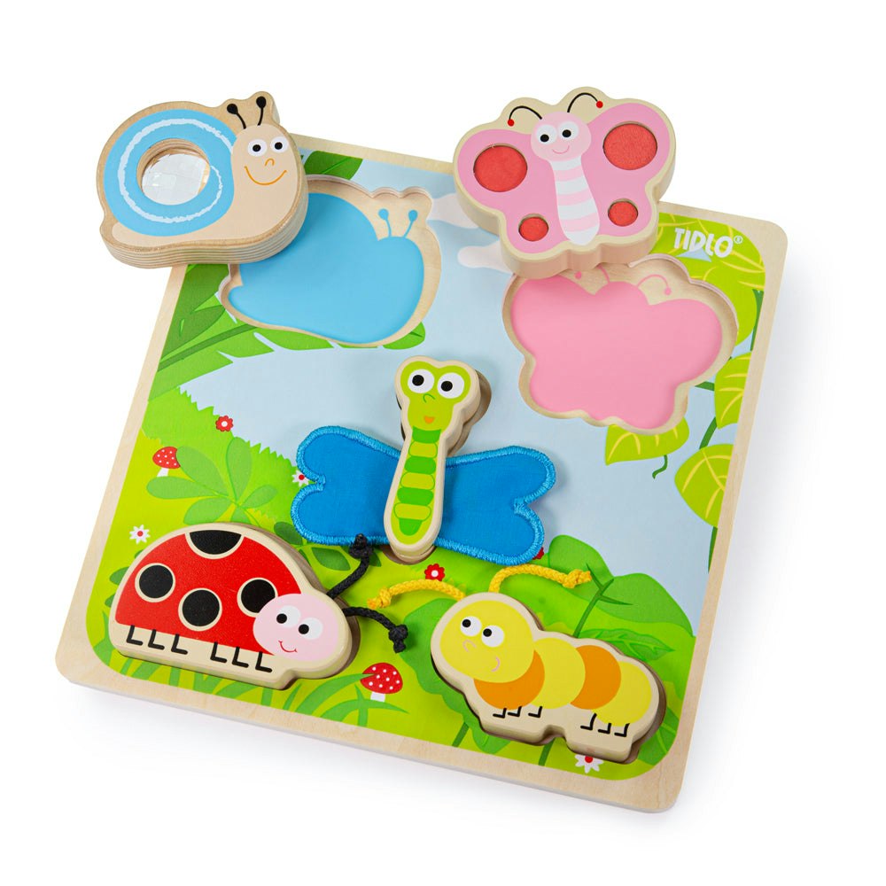 Tidlo Touch And Feel Puzzle (Insects)