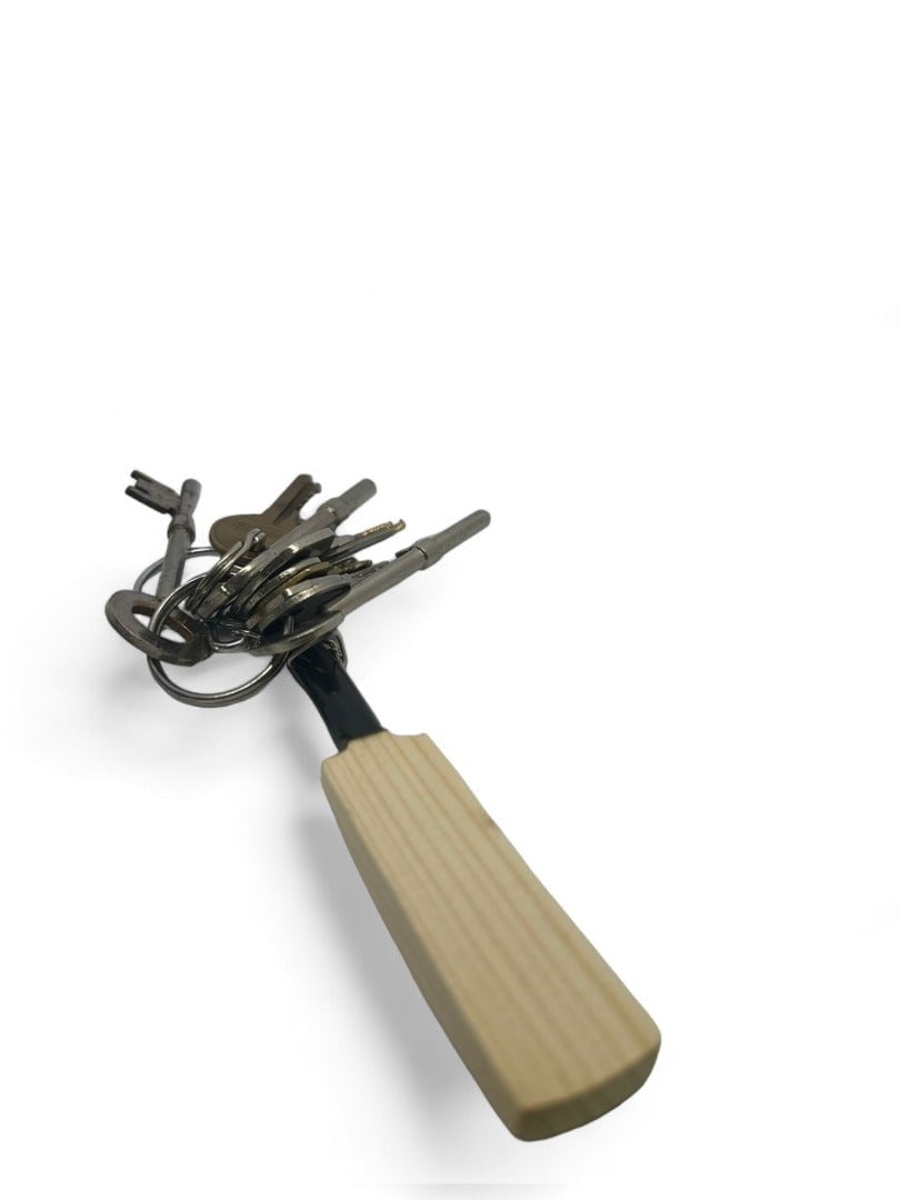 Cricket-Gifts Mini Cricket Bat Keyring | Stylish And Durable Wooden Keychain For Cricket Lovers, Perfect Souvenir Or Gift
