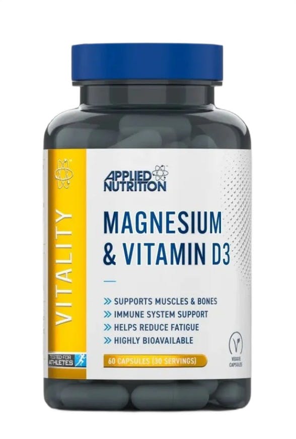 Applied Nutrition Magnesium Blend & Vitamin D Capsule Reduce Fatigue 60 Caps - Image 10