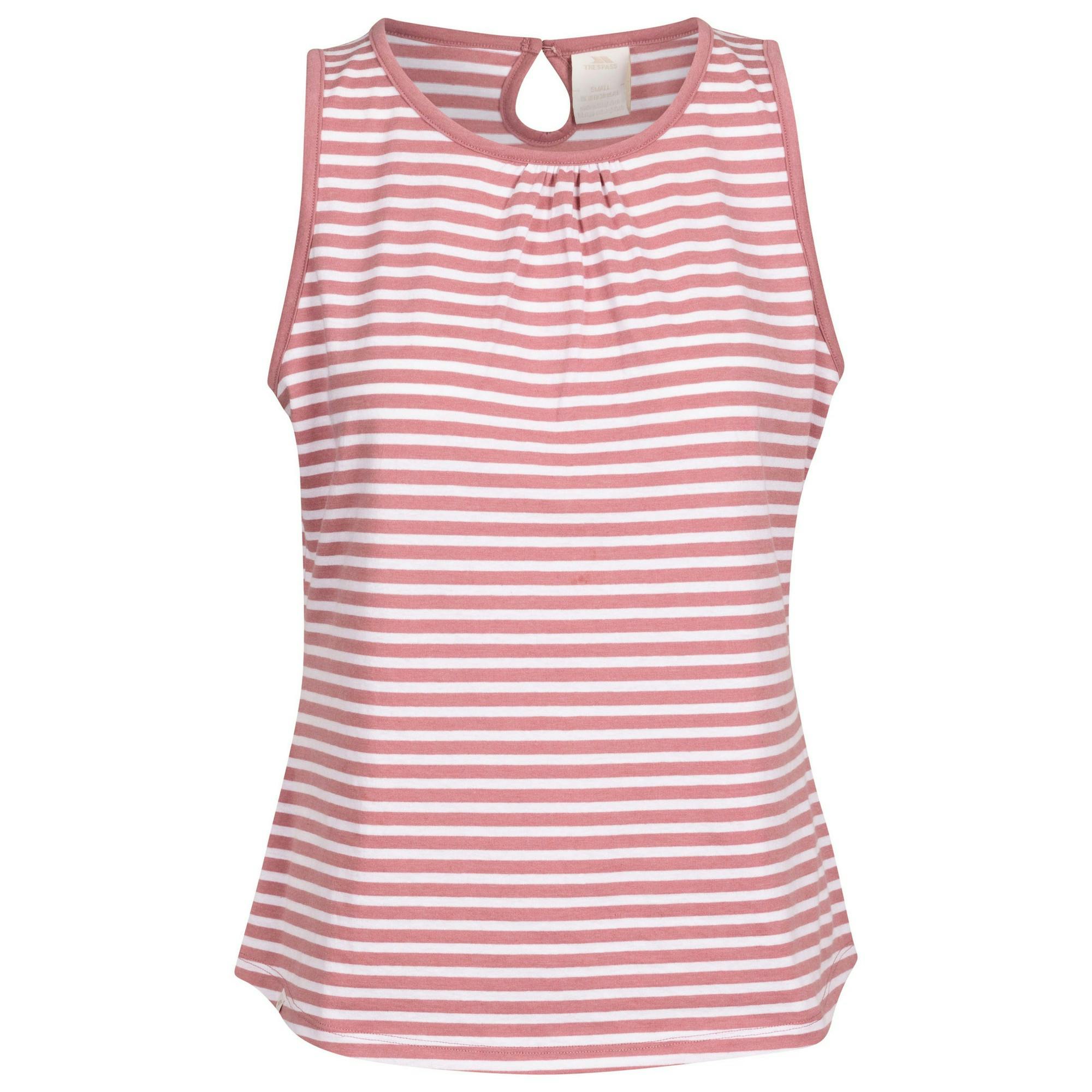 Trespass Women's Kelly Stripe Vest Top in Purple | Size: Medium - Image 2