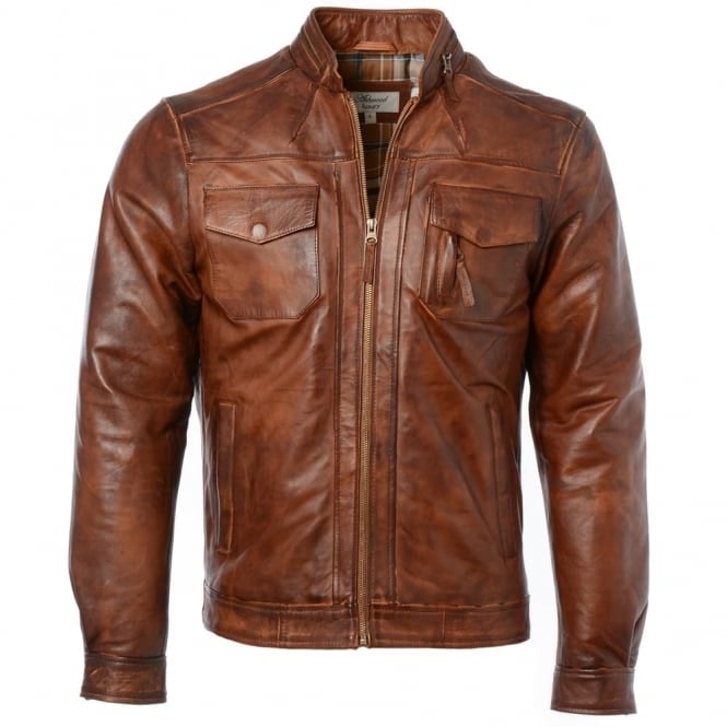 Ashwood Leather Jacket: Edinburgh - Xl - Leather - Tan