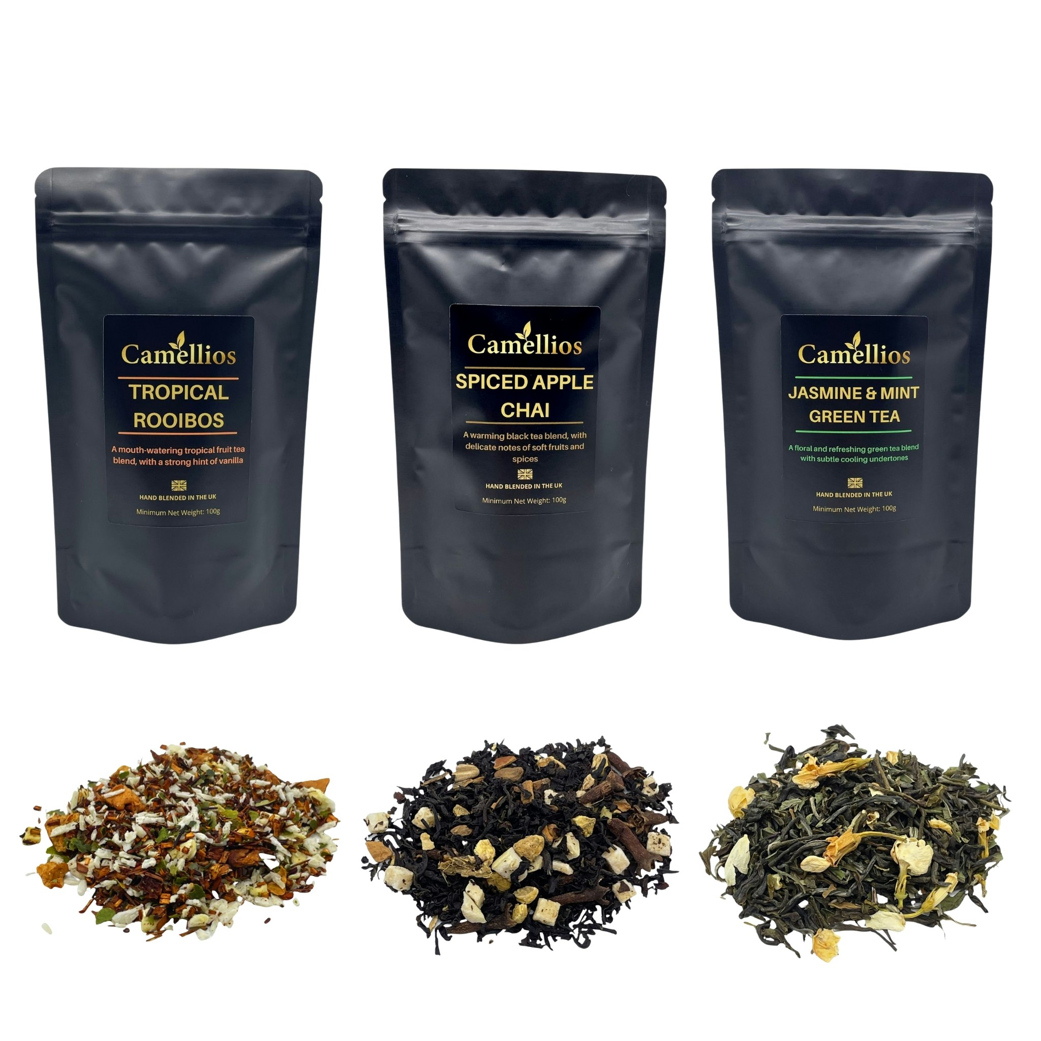Camellios Green/Black Exotic Loose Leaf Tea Selection